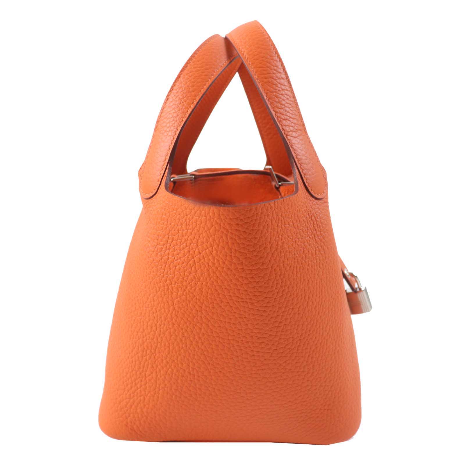 Hermes Picotan Lock PM Handbag Orange