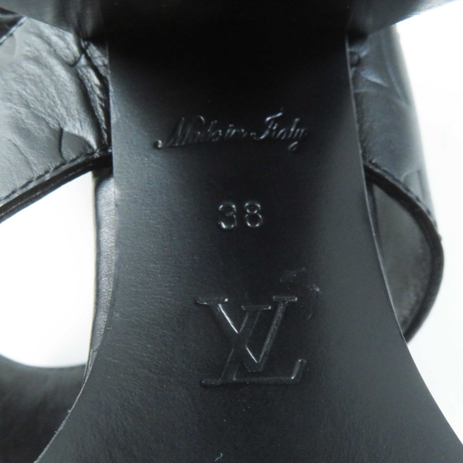 Louis Vuitton Monogram Ankle Strap Sandals