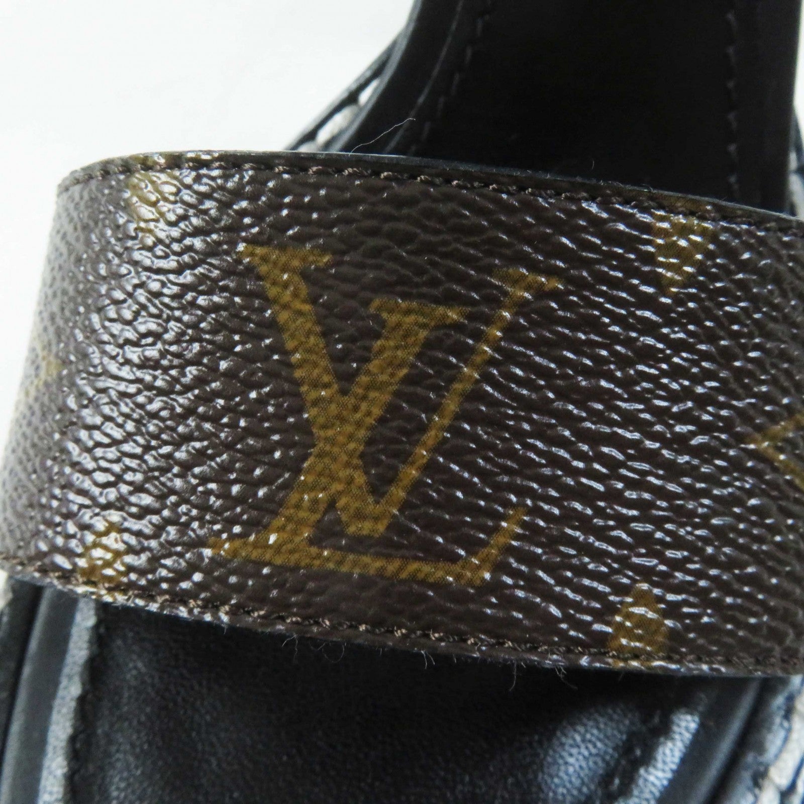 Louis Vuitton Monogram Ankle Strap Sandals