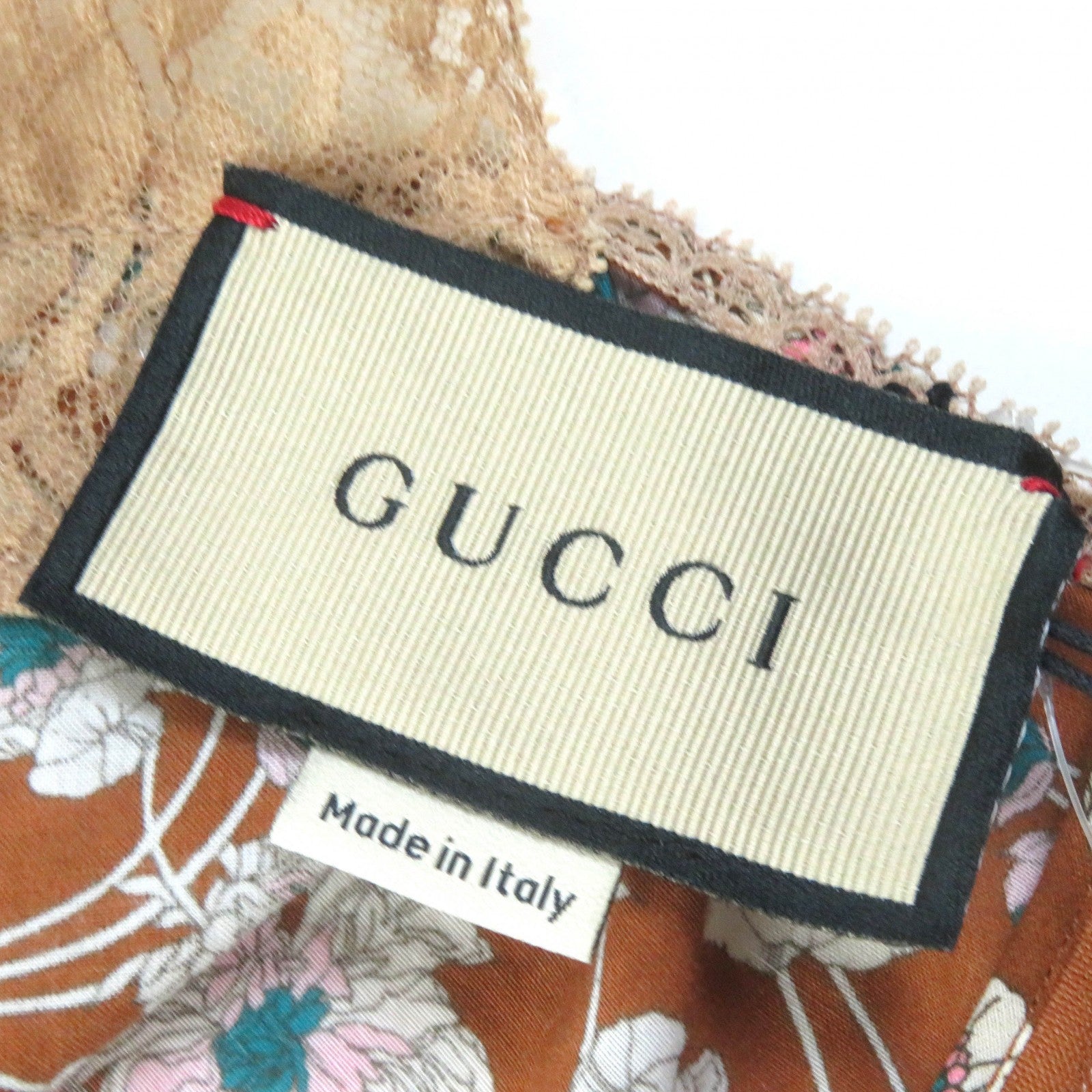 Gucci Floral Lace Twill Dress 42