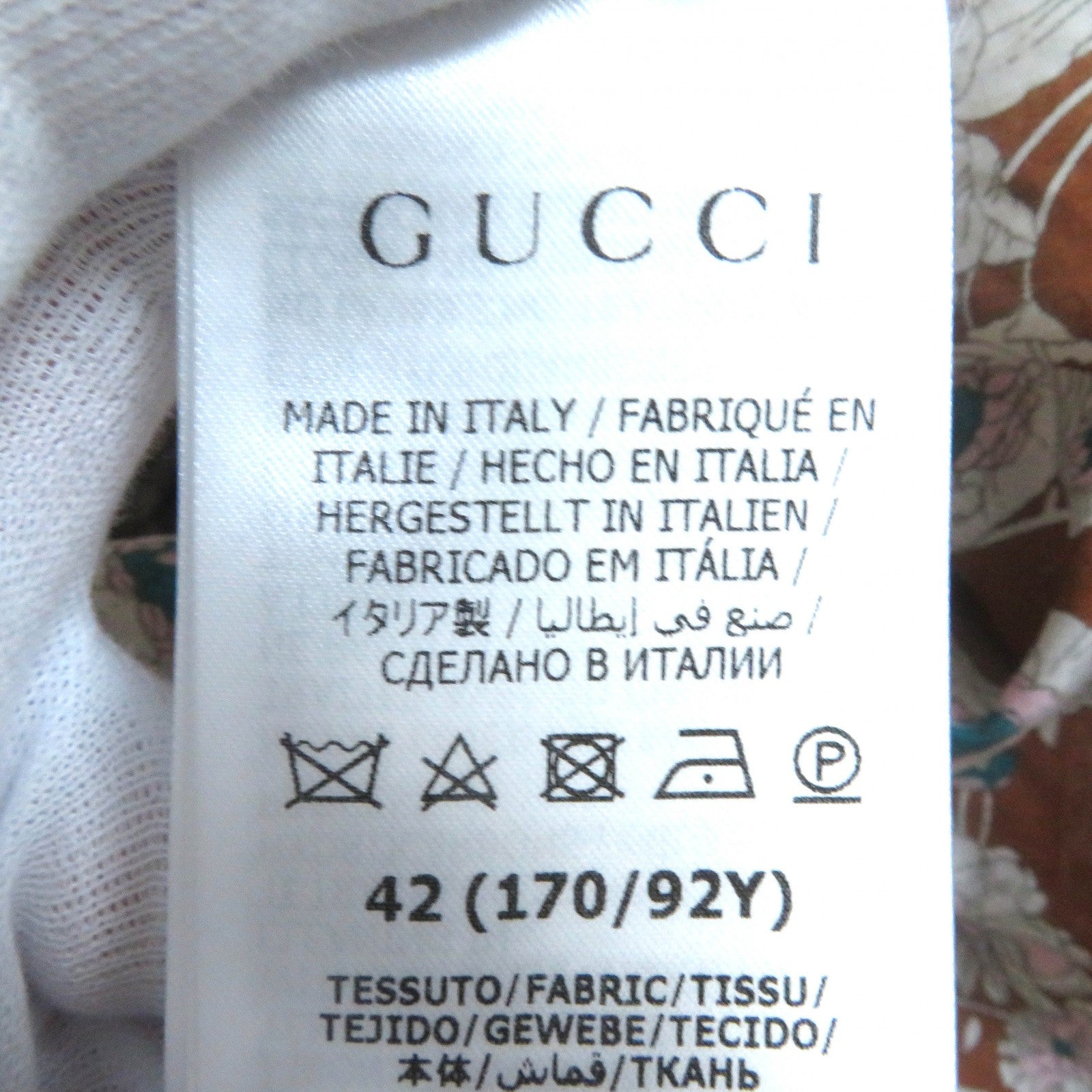 Gucci Floral Lace Twill Dress 42