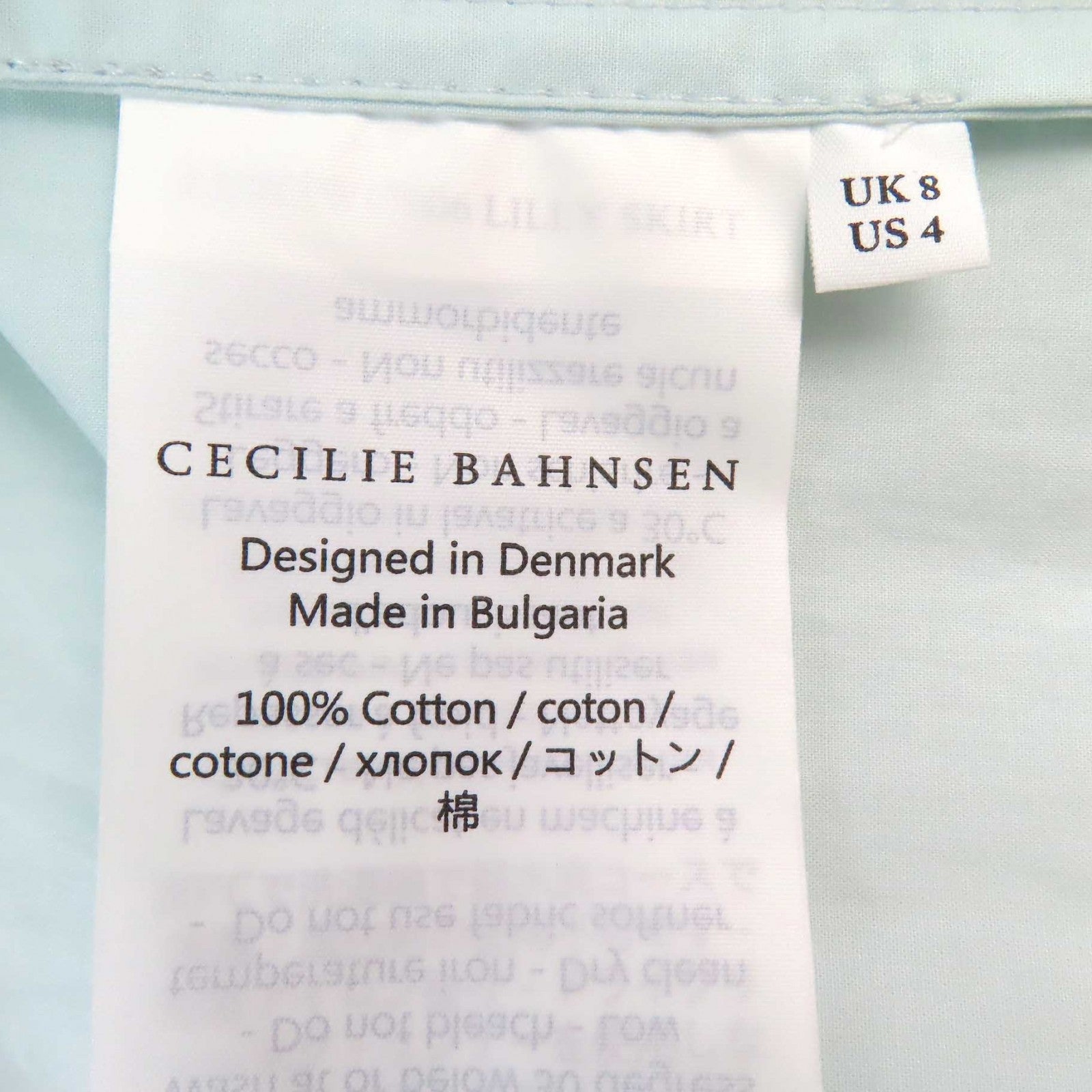 CECILIE BAHNSEN LILLY SKIRE Cotton Long Skirt