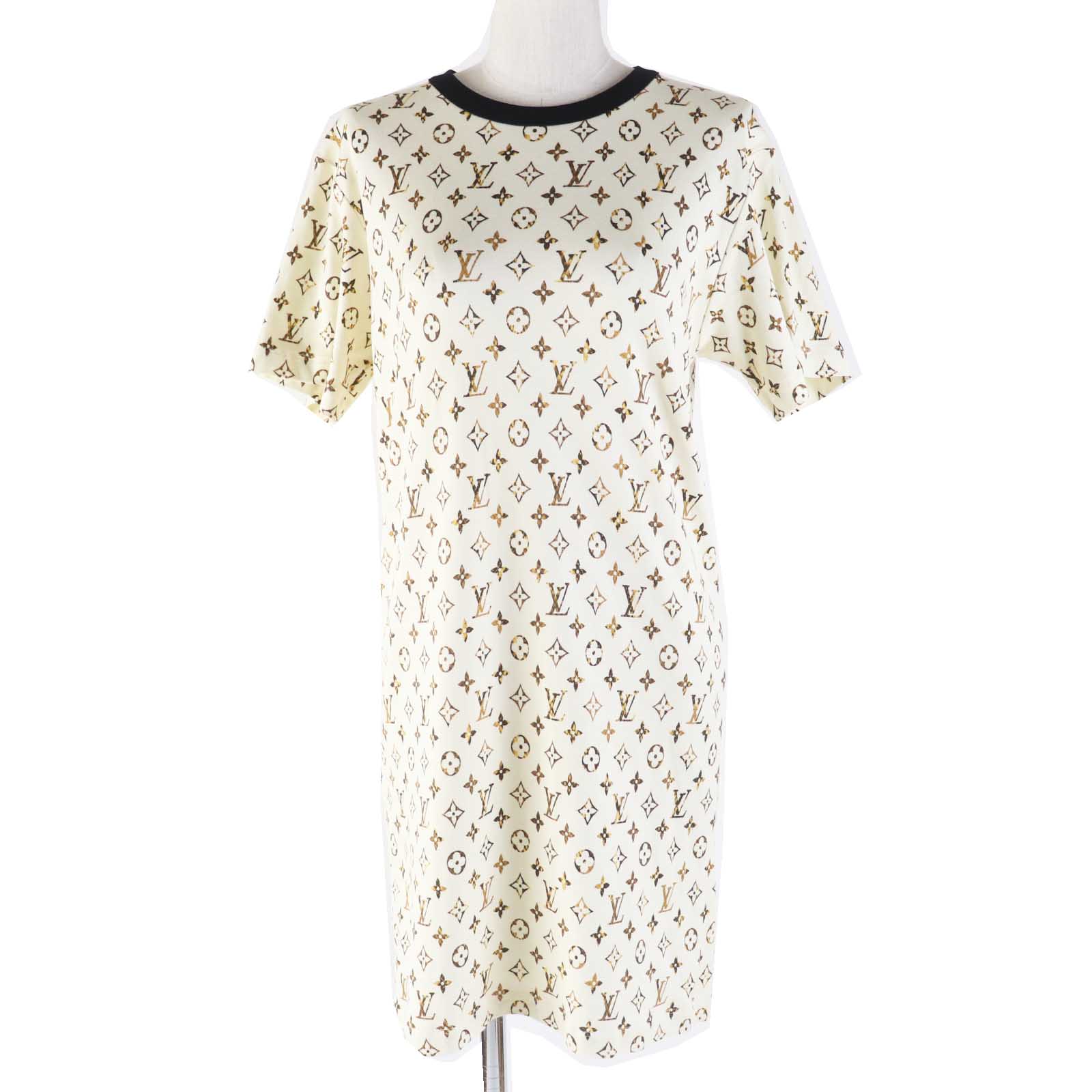 Louis Vuitton Monogram Dress XS Cream