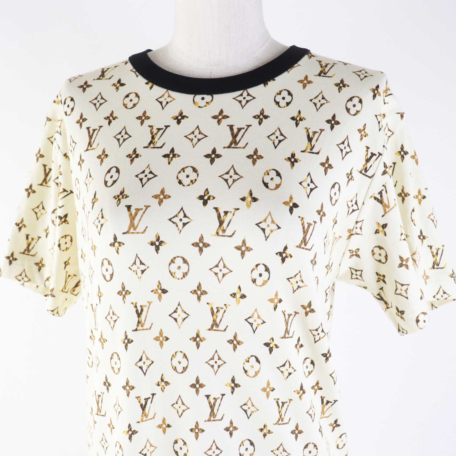 Louis Vuitton Monogram Dress XS Cream