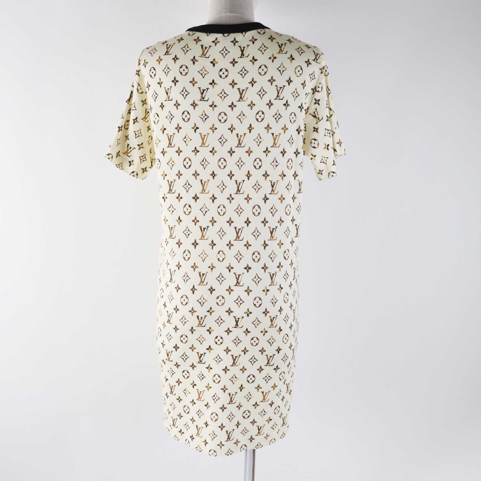 Louis Vuitton Monogram Dress XS Cream