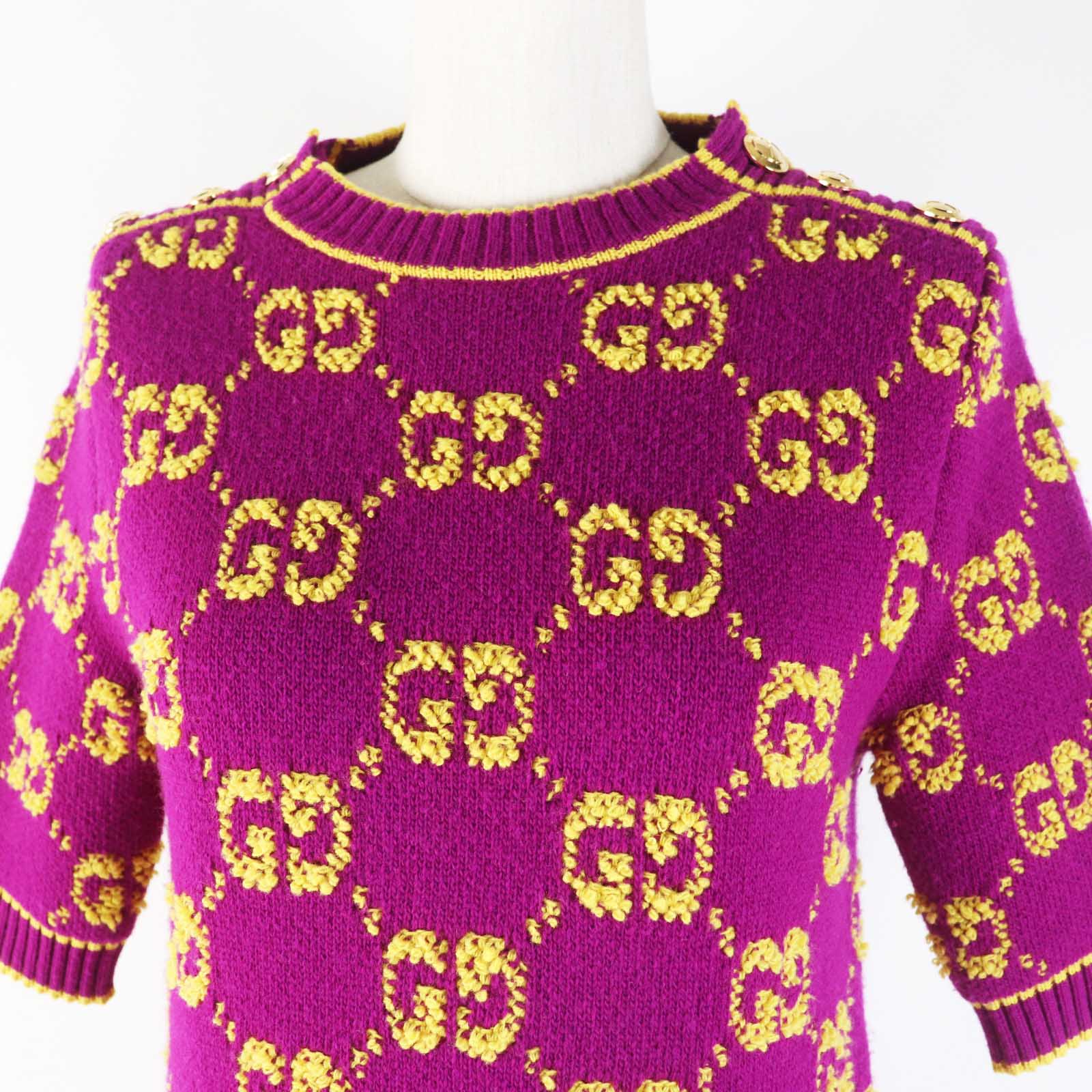 Gucci GG Wool Jacquard Dress XS