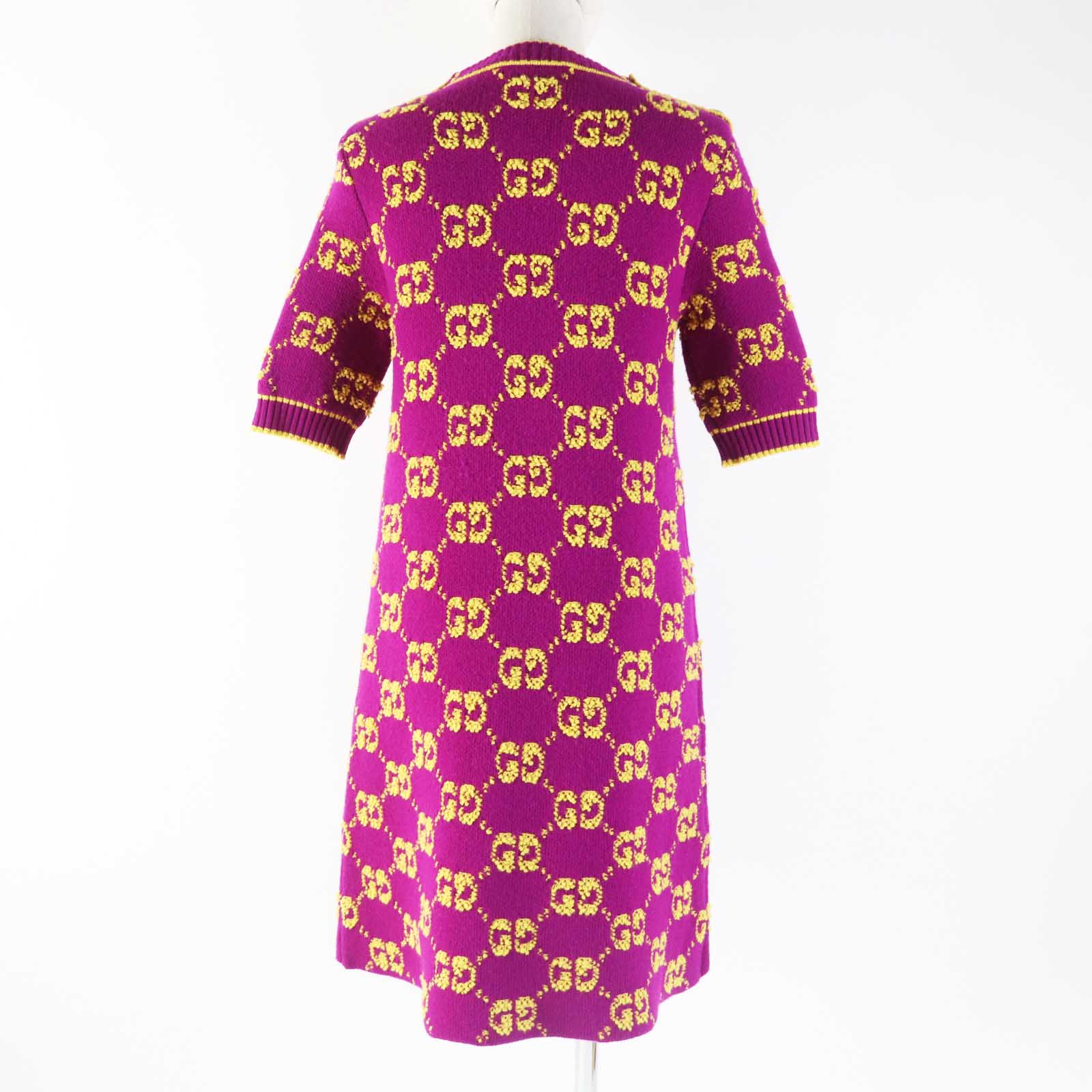 Gucci GG Wool Jacquard Dress XS