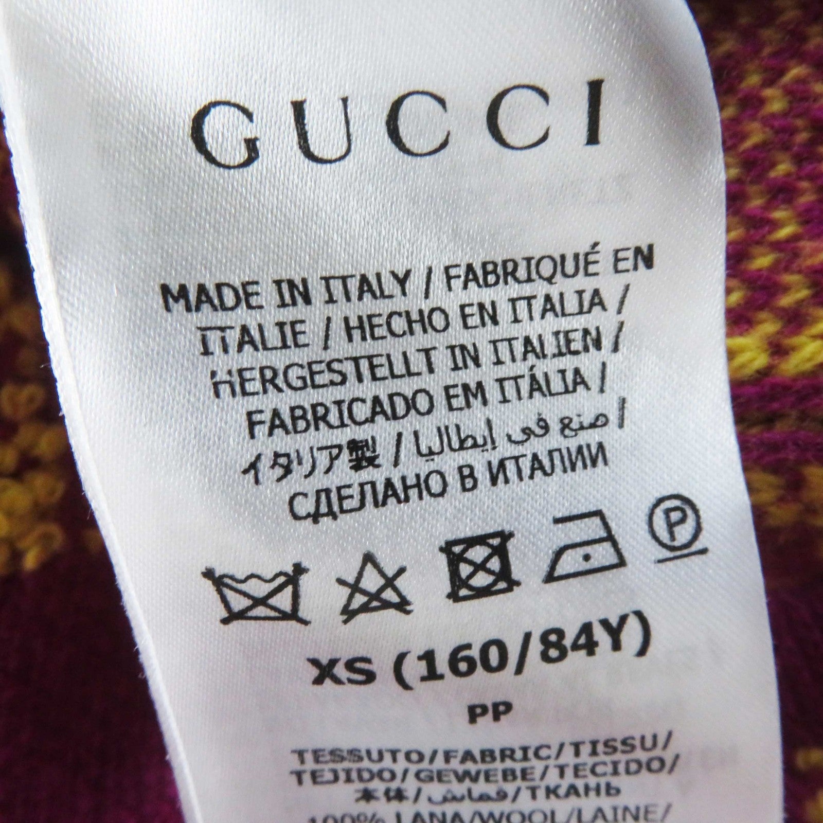 Gucci GG Wool Jacquard Dress XS