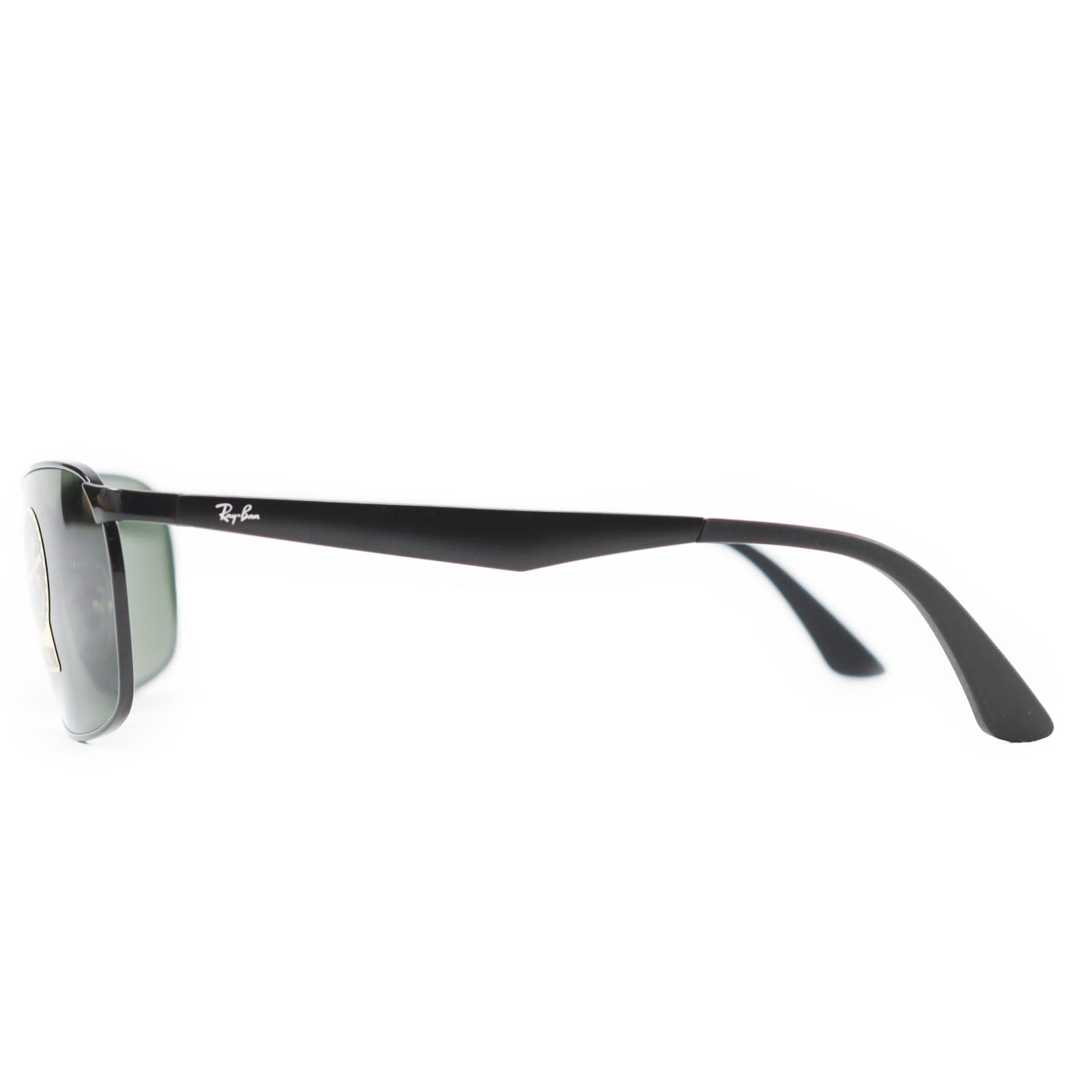 Ray-Ban RB3534 Square Sunglasses Black Green