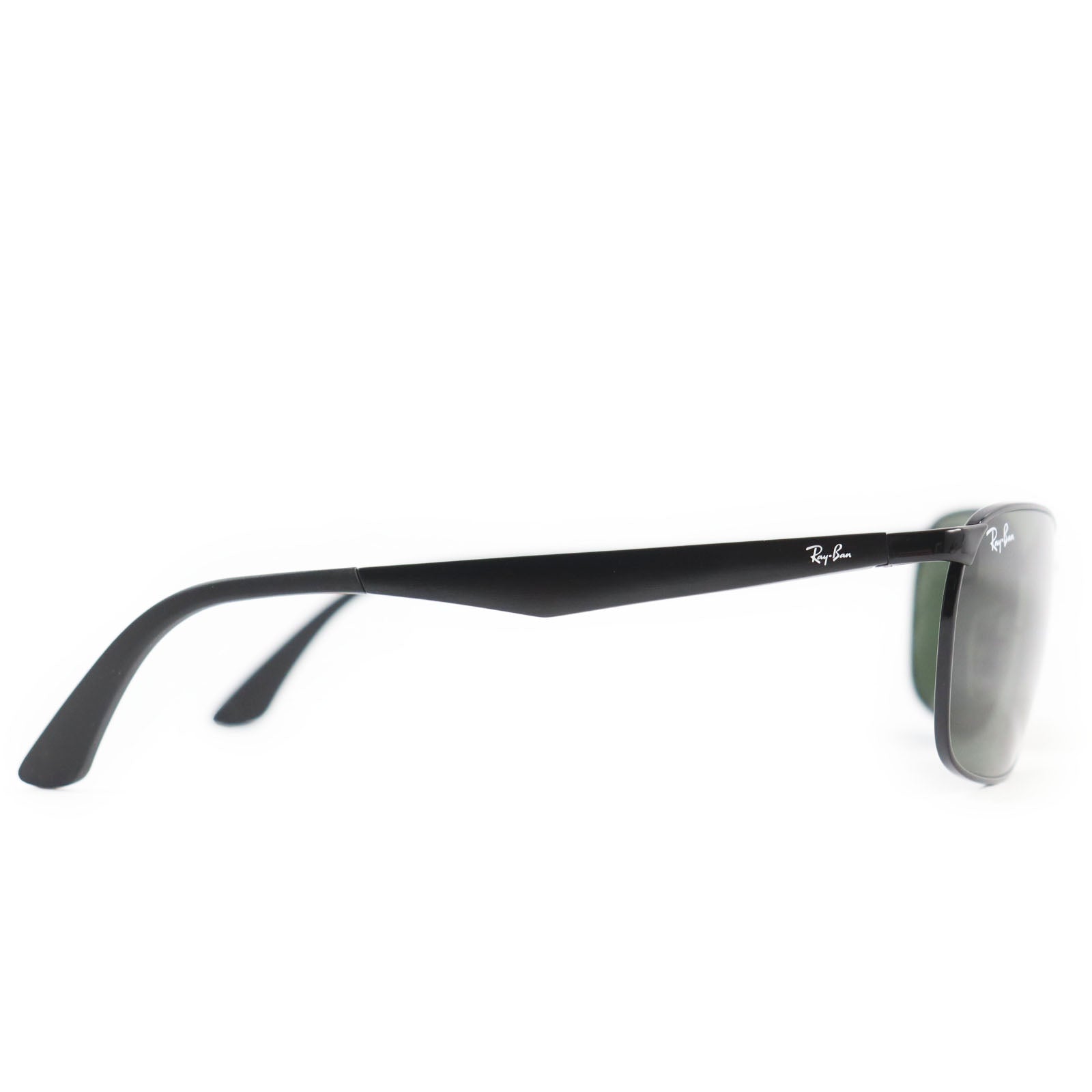 Ray-Ban RB3534 Square Sunglasses Black Green