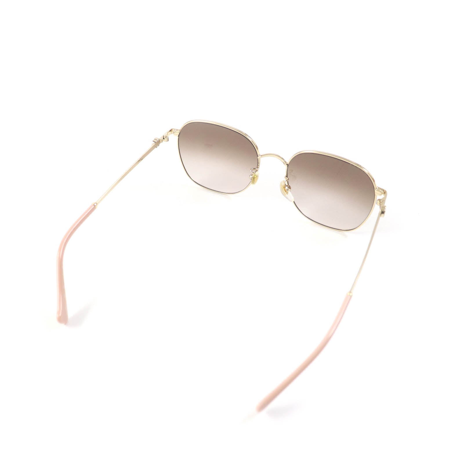 Gucci GG1142SA-002 Sunglasses Gold Pink Women