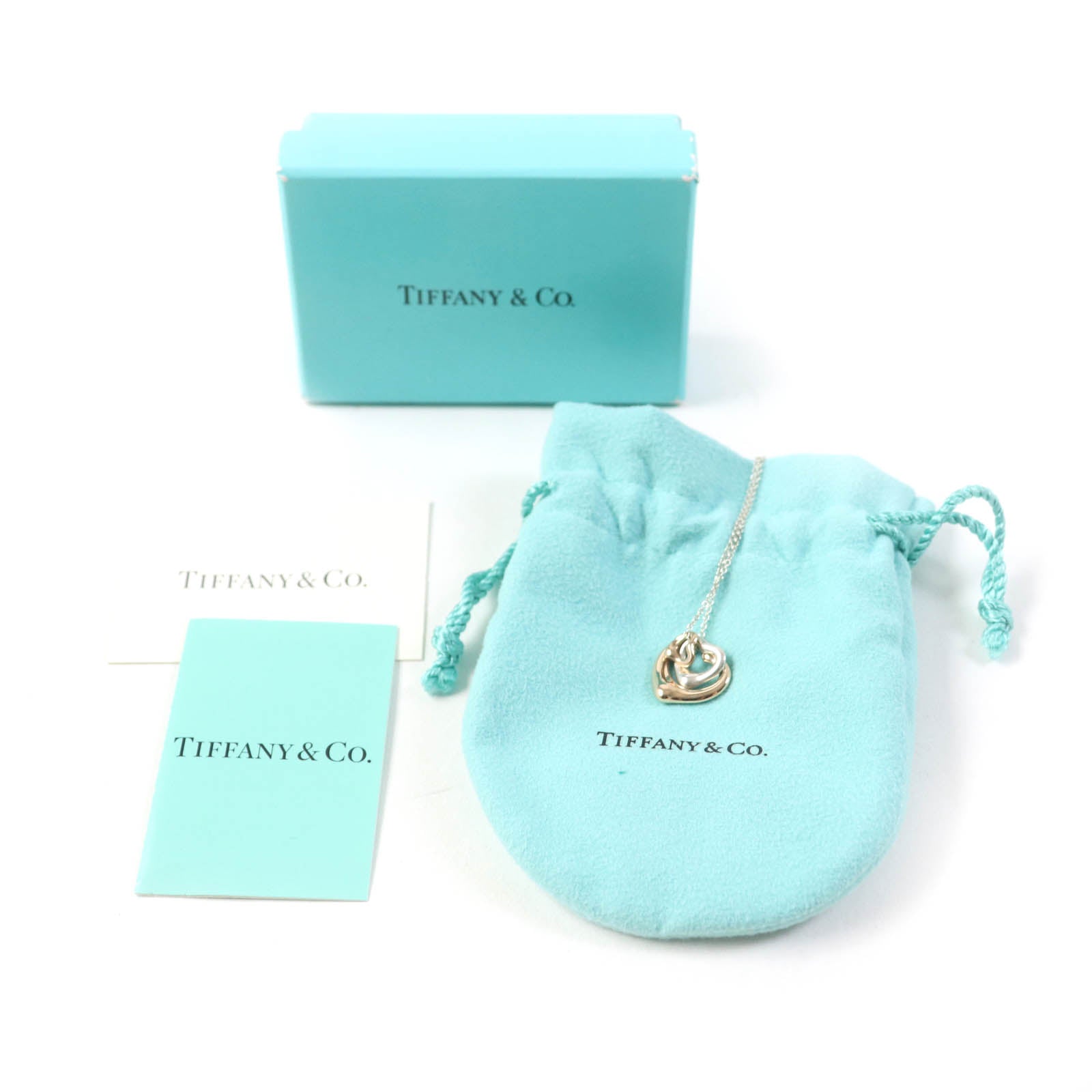 Tiffany & Co El Saperetti Triple Heart Necklace