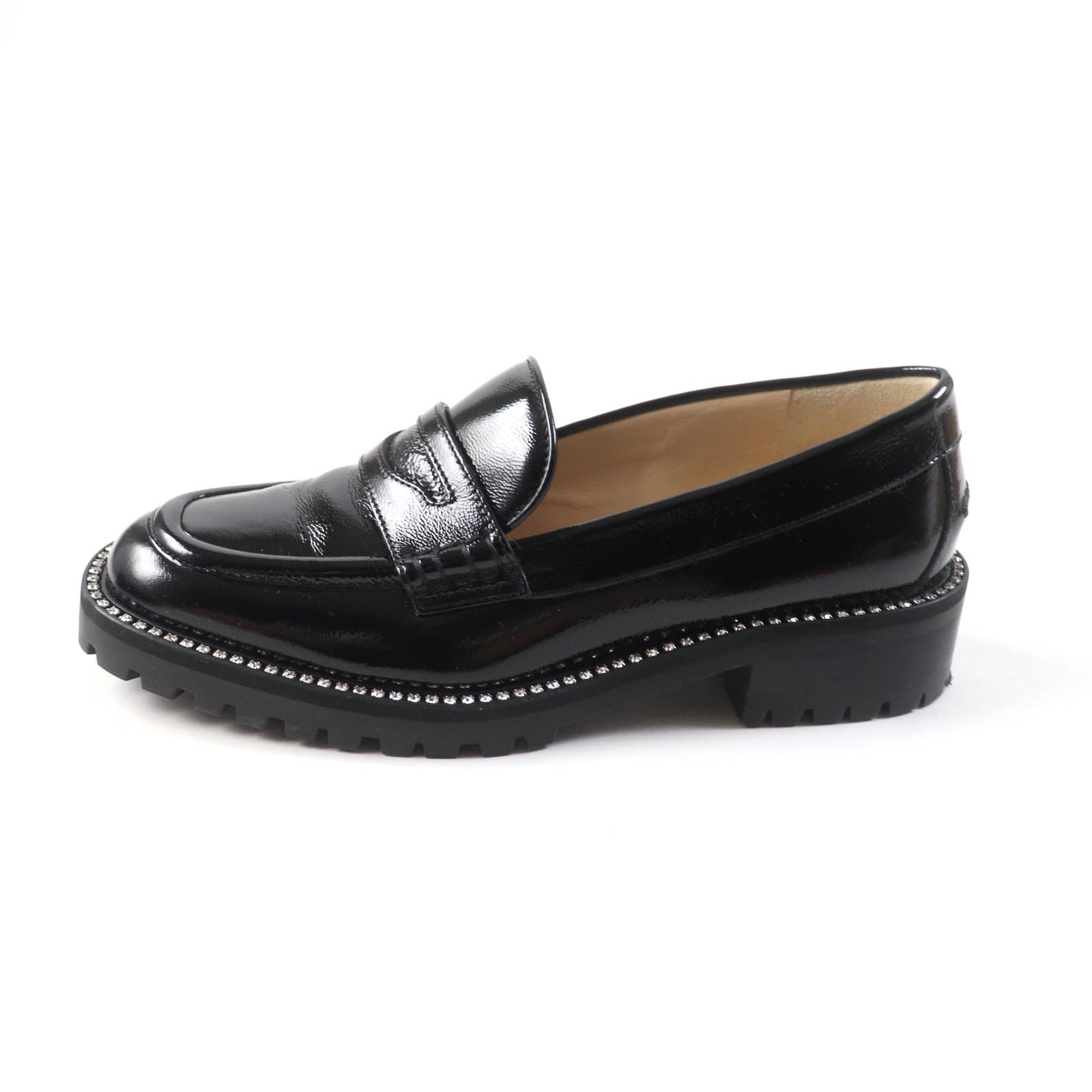 Jimmy Choo DEANNA Leather Loafers Black