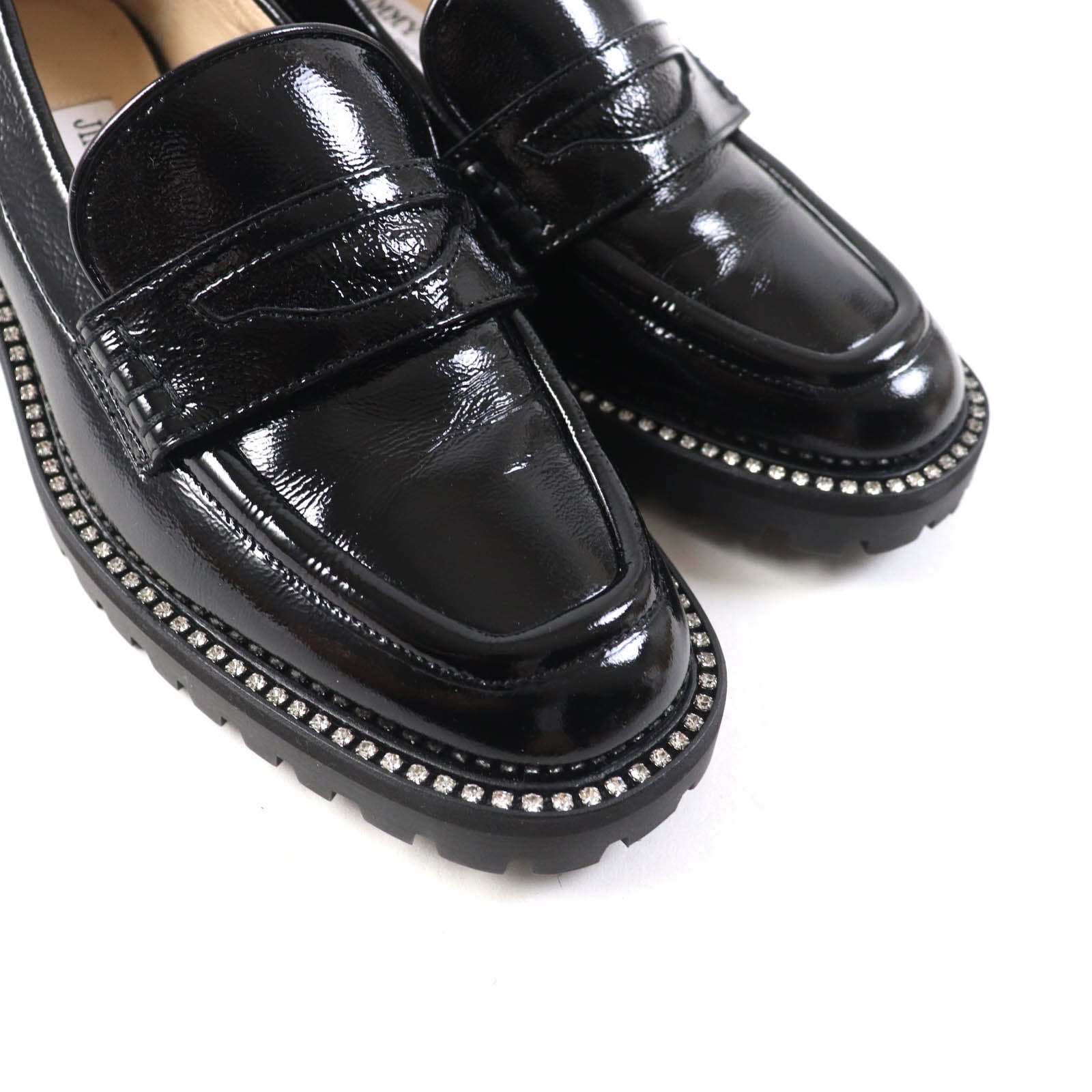 Jimmy Choo DEANNA Leather Loafers Black