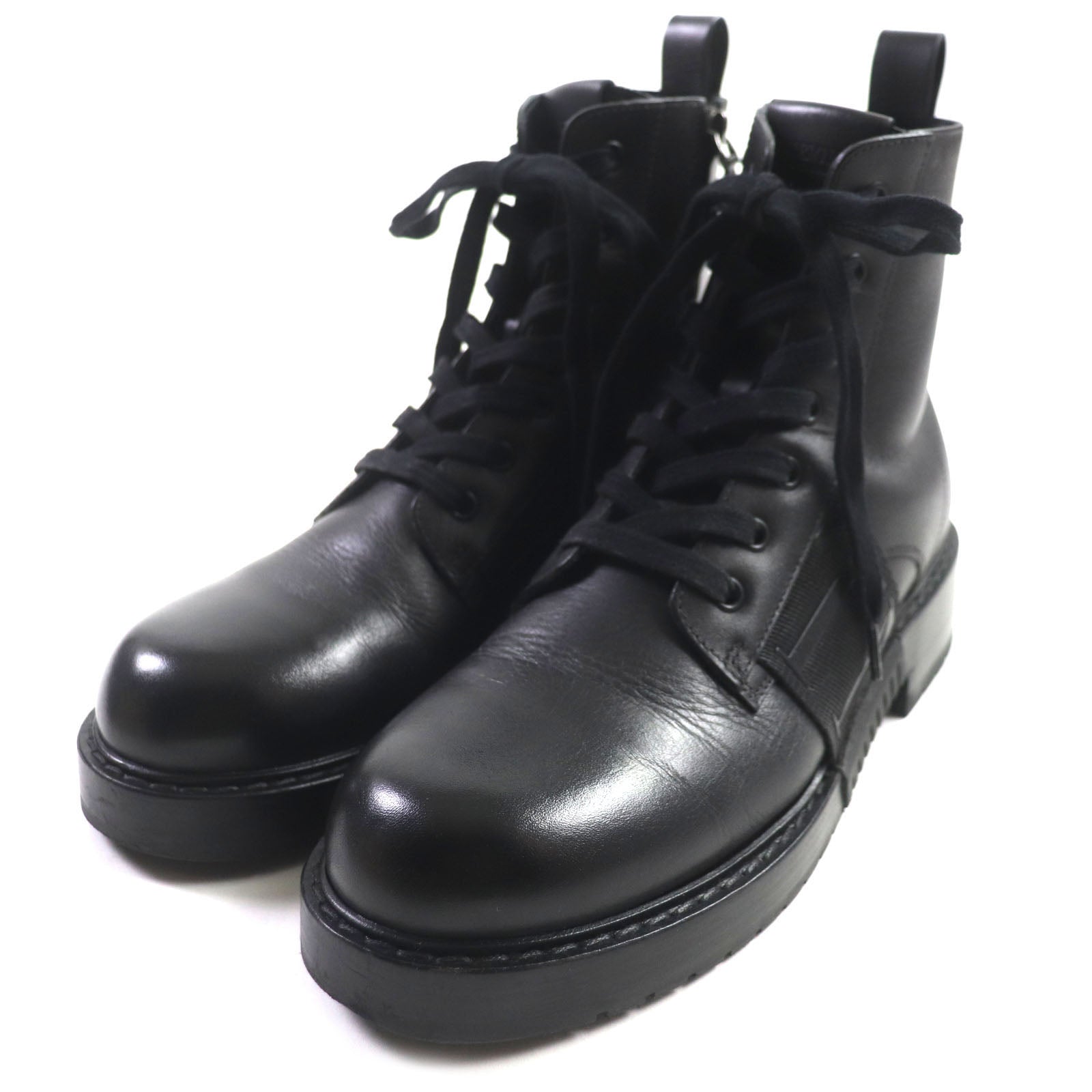 Valentino VLTN Leather Short Boots Black 40