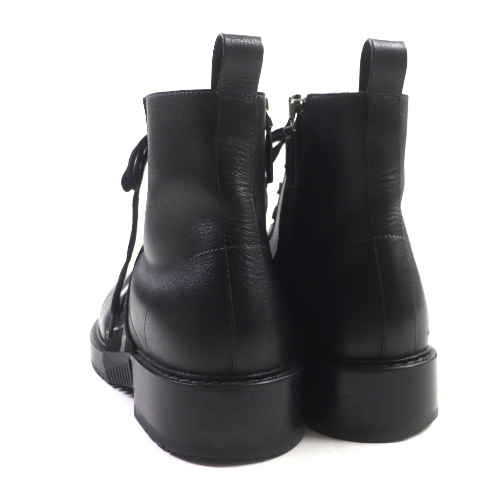 Valentino VLTN Leather Short Boots Black 40