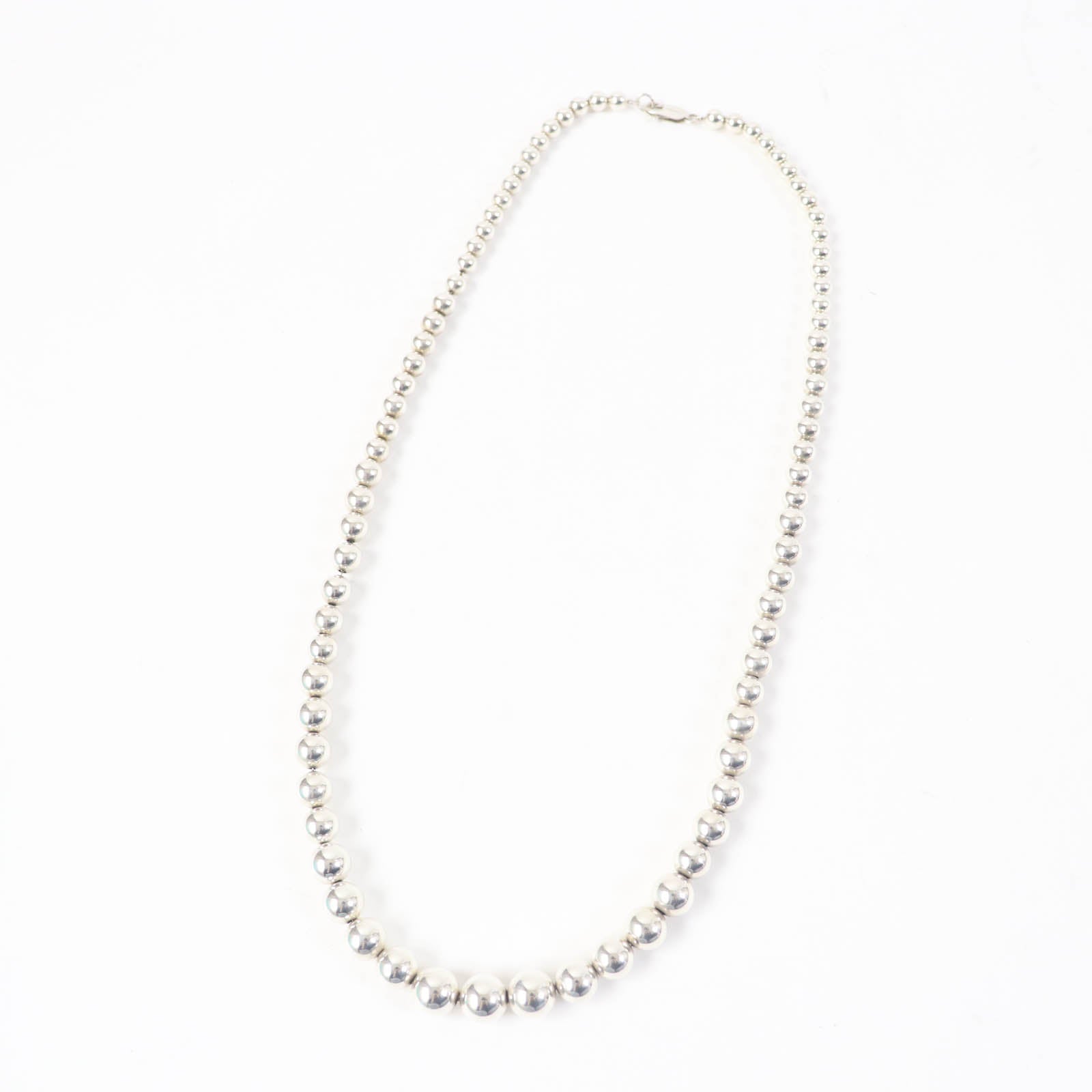 Tiffany & Co Hardware Ball Necklace SV925 Silver