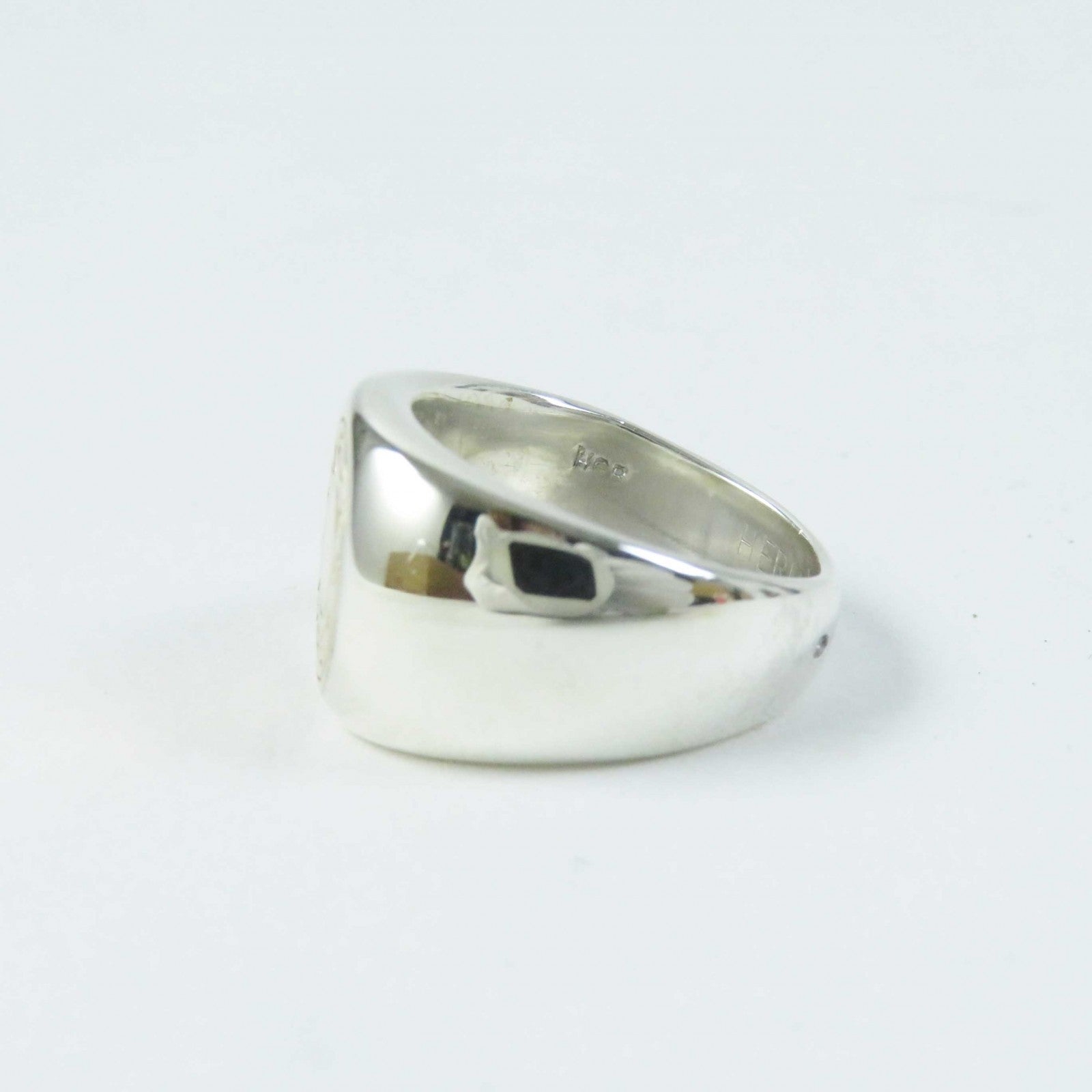 Hermes Vintage Pinky Ring SV925 750 Silver Gold