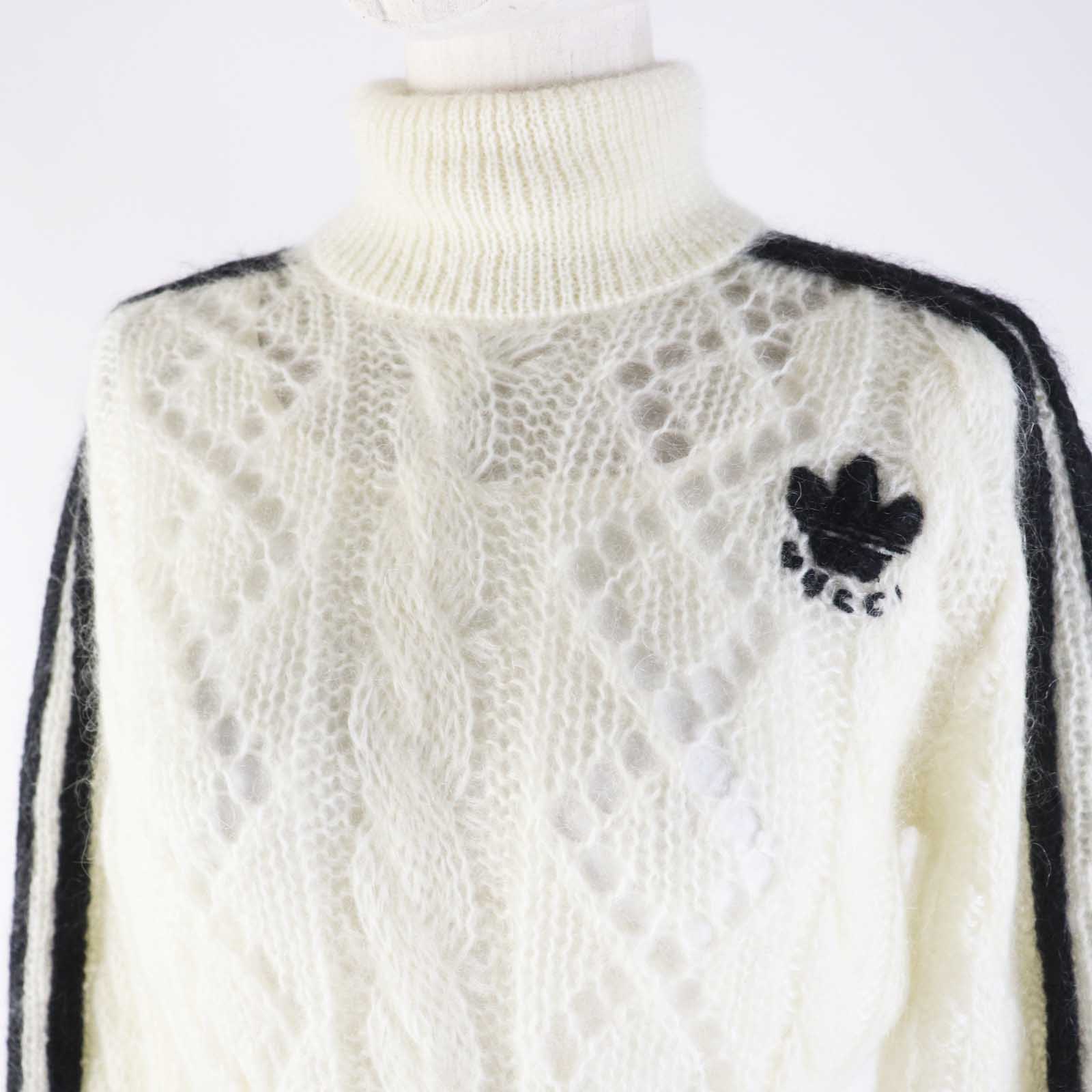 Gucci Mohair Nylon Turtleneck Cropped Knit XS