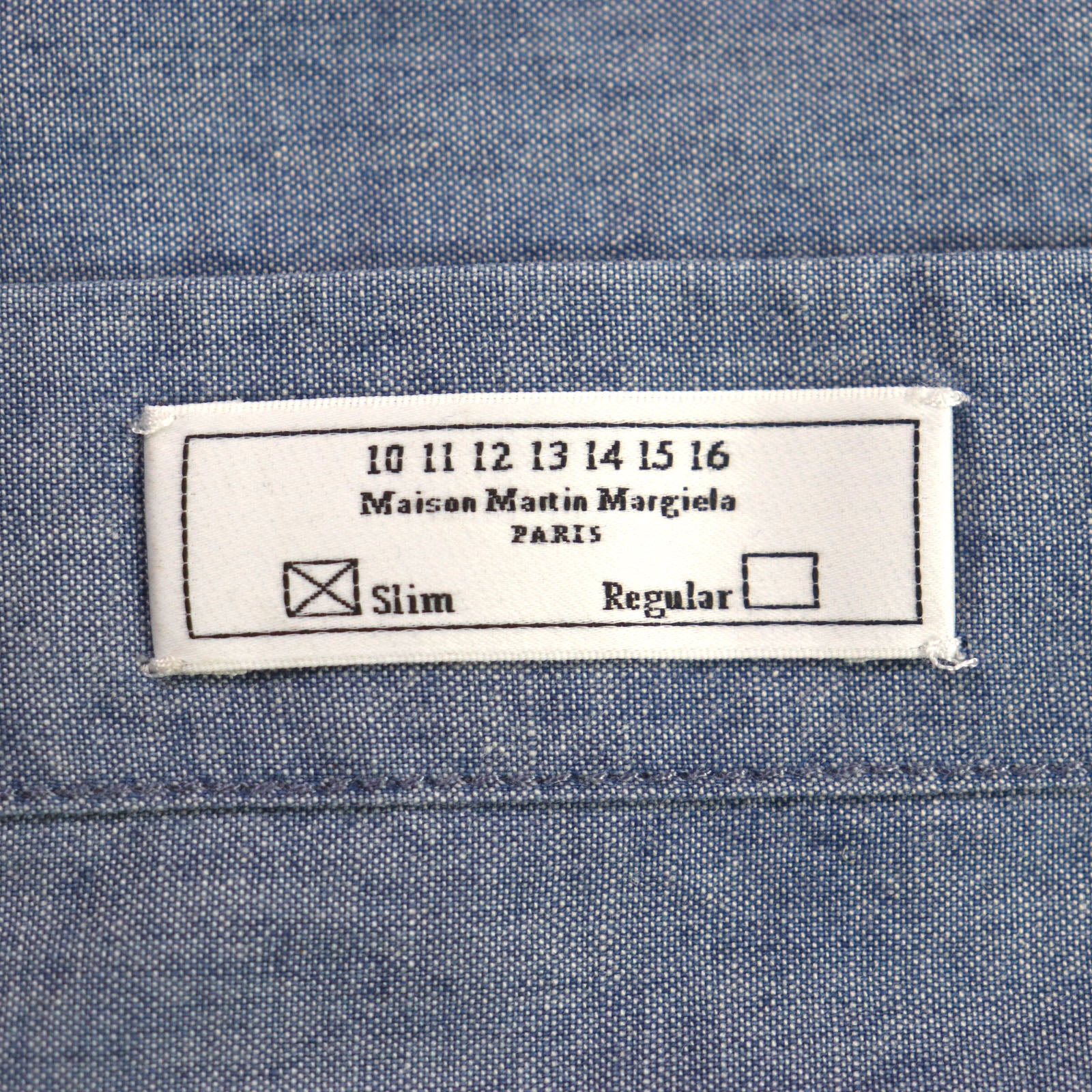 Maison Margiela Cotton Western Shirt Light Gray