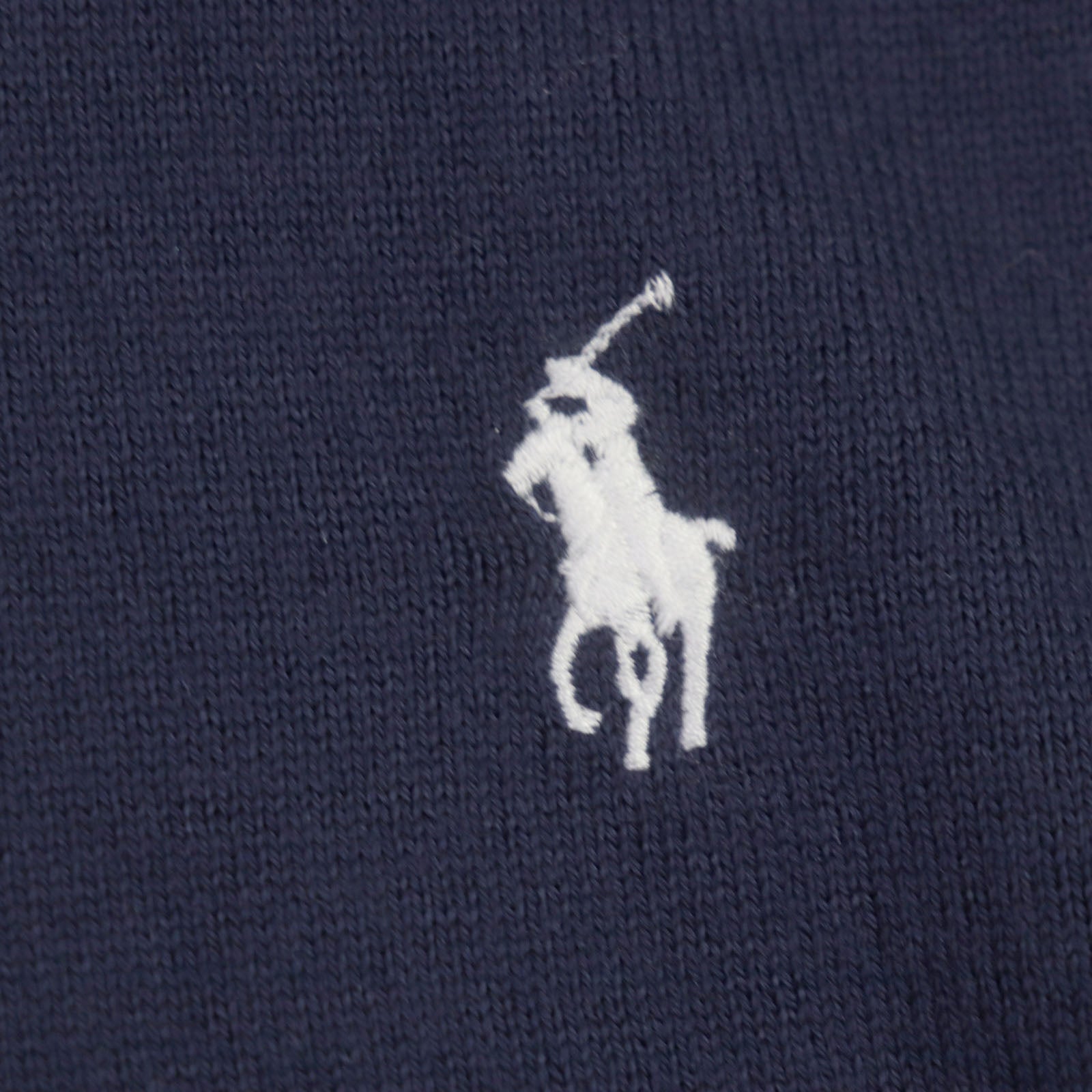 POLO RALPH LAUREN Performance Quarter-Zip Knit Sweater Navy M