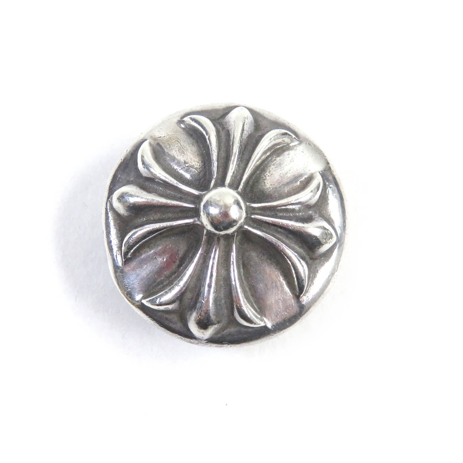 Chrome Hearts SV925 Cross Ball Concho Button