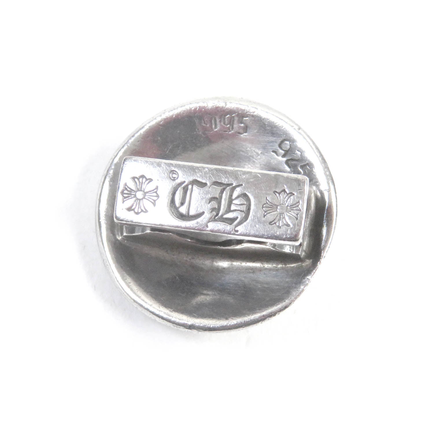 Chrome Hearts SV925 Cross Ball Concho Button