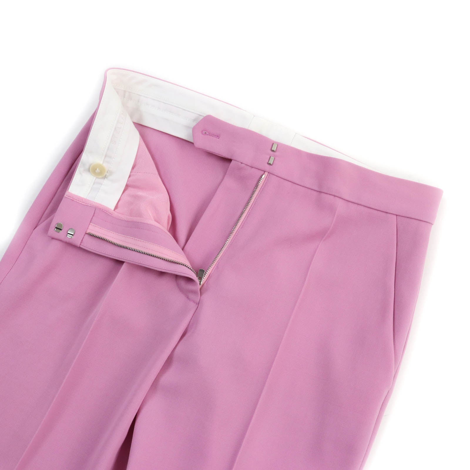 Stella McCartney Wool Trousers Pink Women