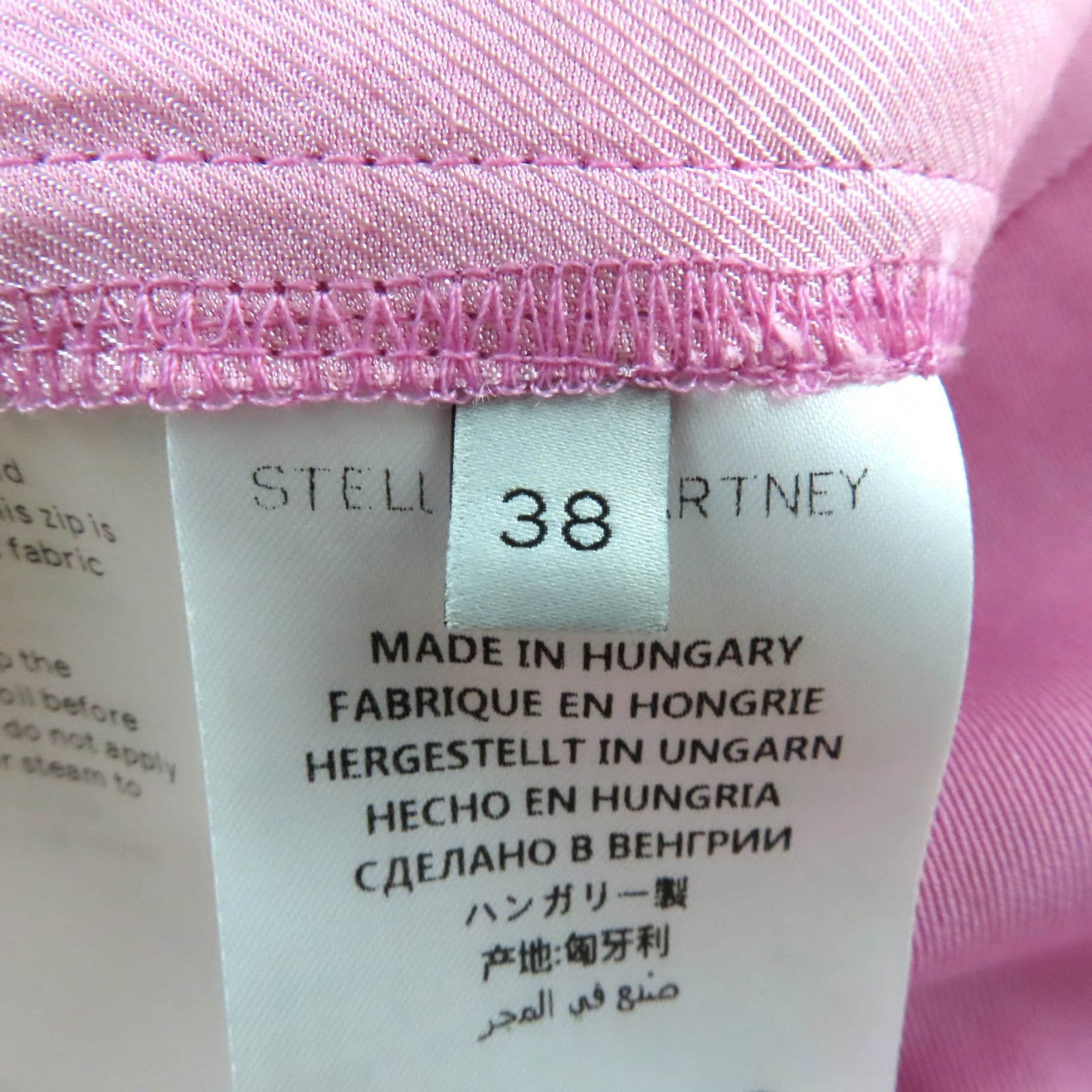 Stella McCartney Wool Trousers Pink Women