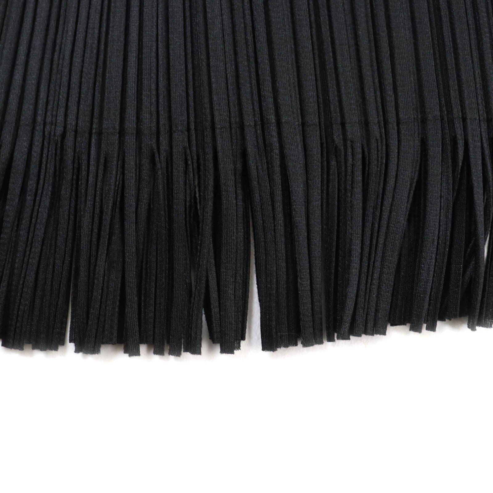 Issey Miyake Sleeveless Fringed Tunic Dress