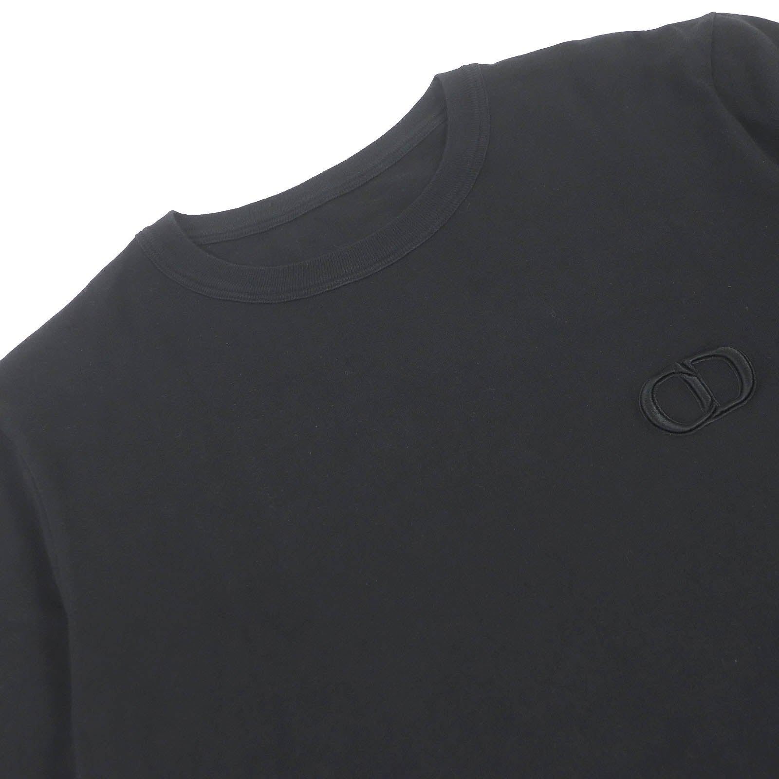 Dior Cotton Rayon Logo Embroidered T-shirt M