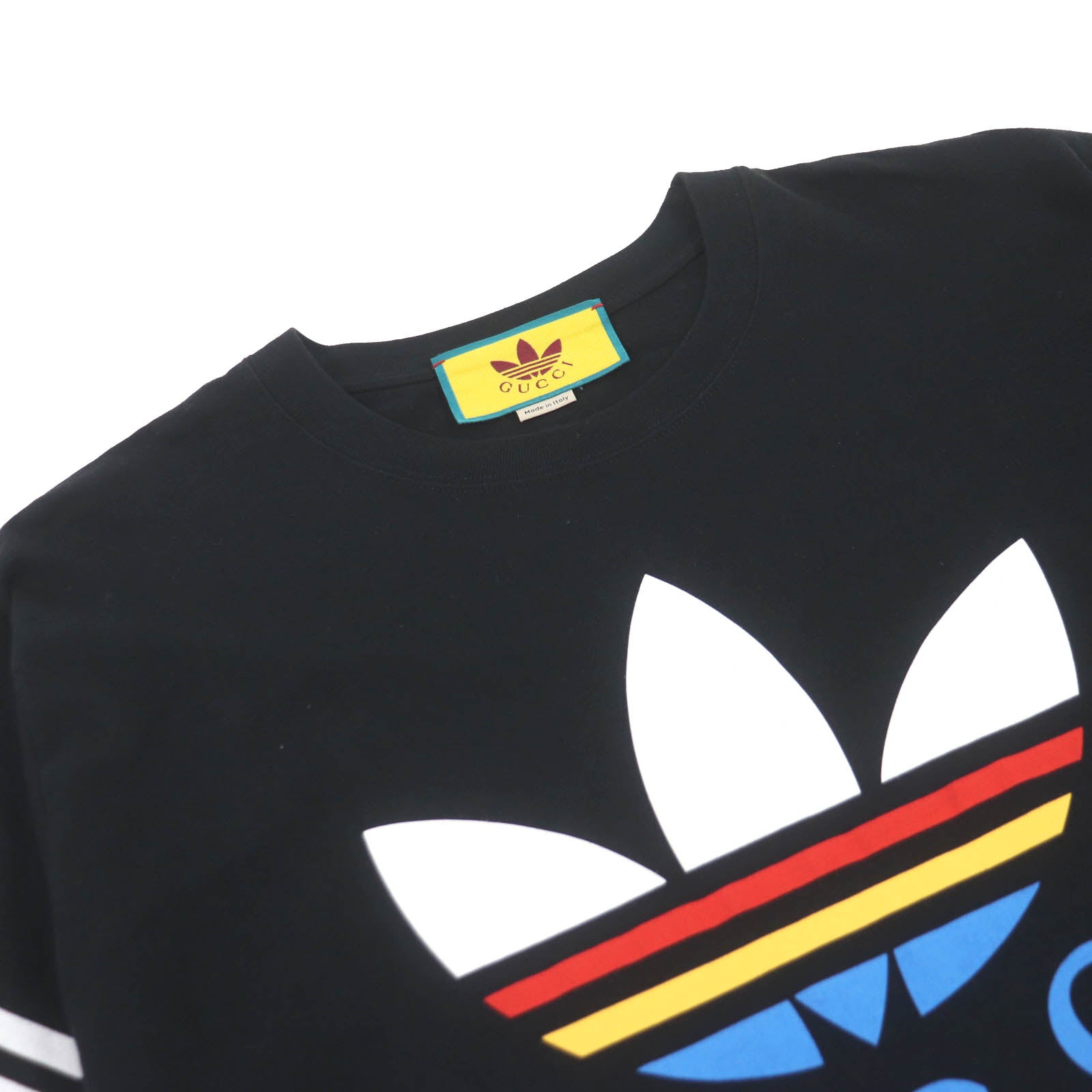 GUCCI adidas Trefoil Logo T-shirt Black S