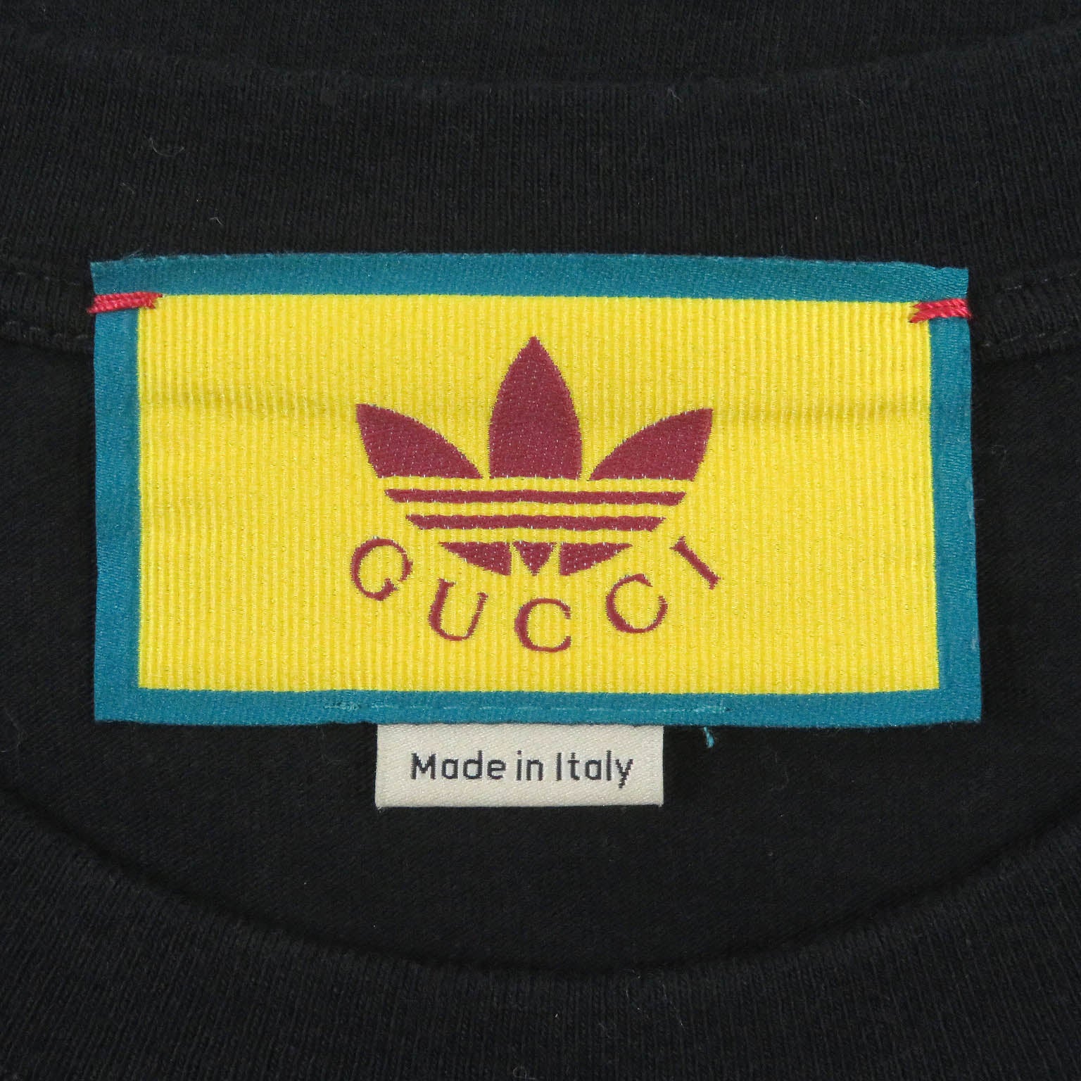 GUCCI adidas Trefoil Logo T-shirt Black S