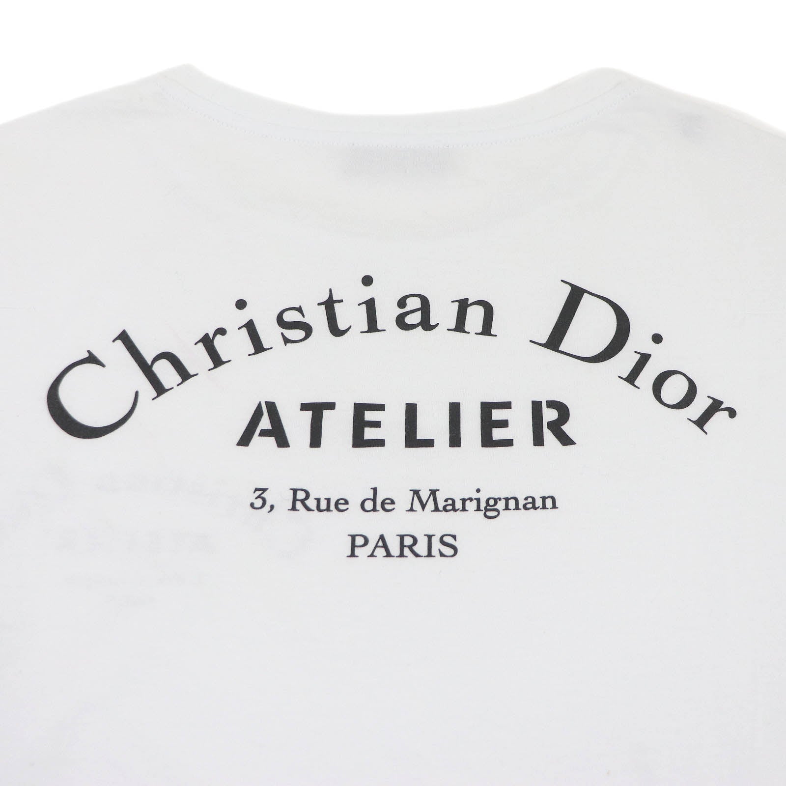 Dior ATELIER Logo Cotton T-Shirt White S