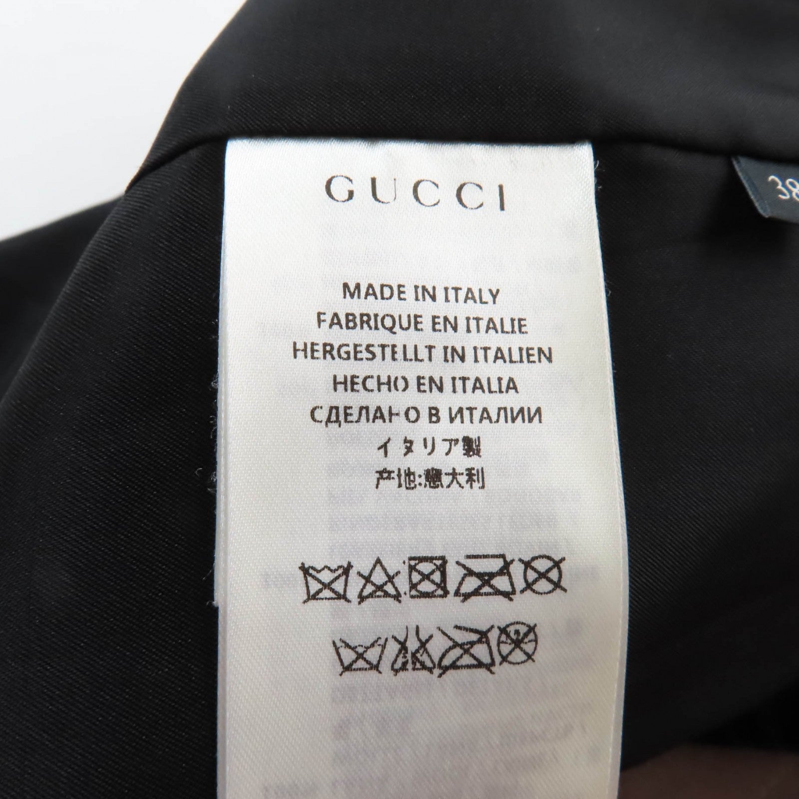 Gucci Wool Leather Mink Duffel Coat Women