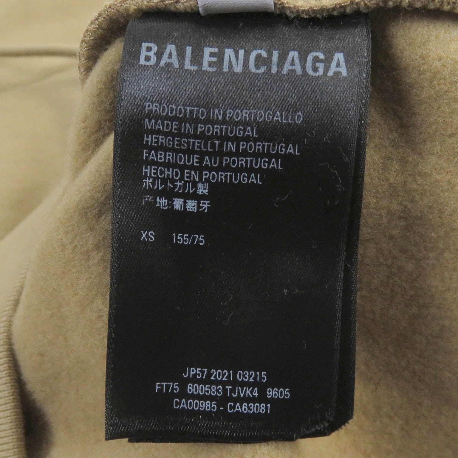 Balenciaga Cotton WFP Logo Pullover XS