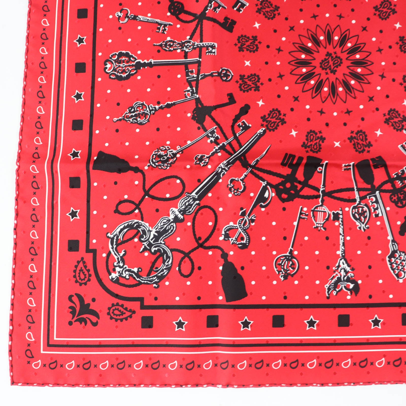 Hermes Carre 55 LES CLES Key Scarf