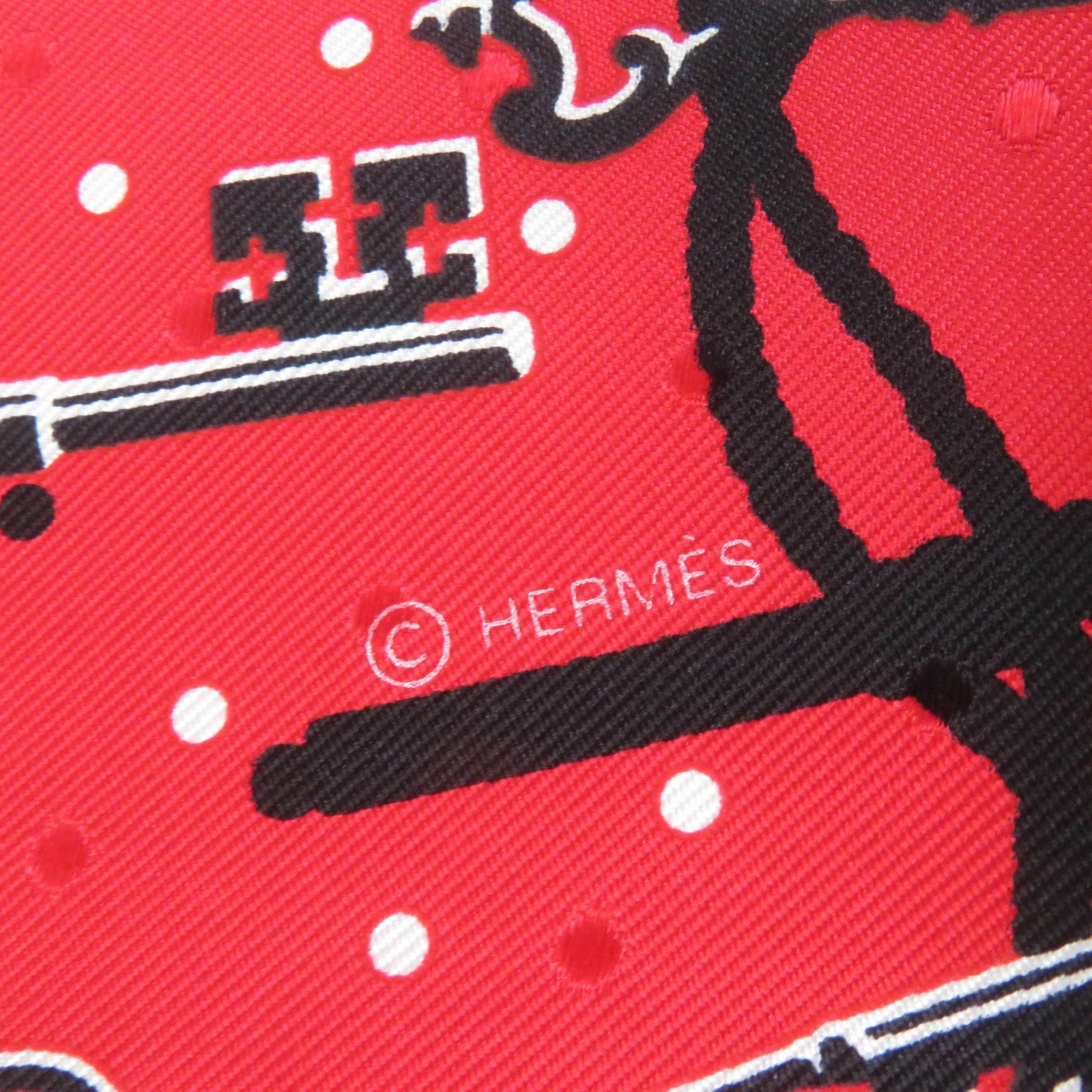 Hermes Carre 55 LES CLES Key Scarf