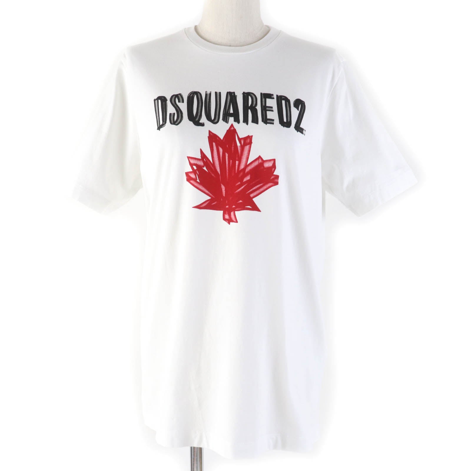 DSQUARED2 Cotton Logo Short Sleeve T-shirt Women