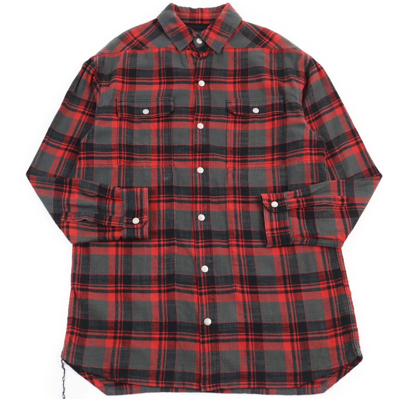 Rick Owens DRKSHDW Jumbo Outershirt Red Shirt