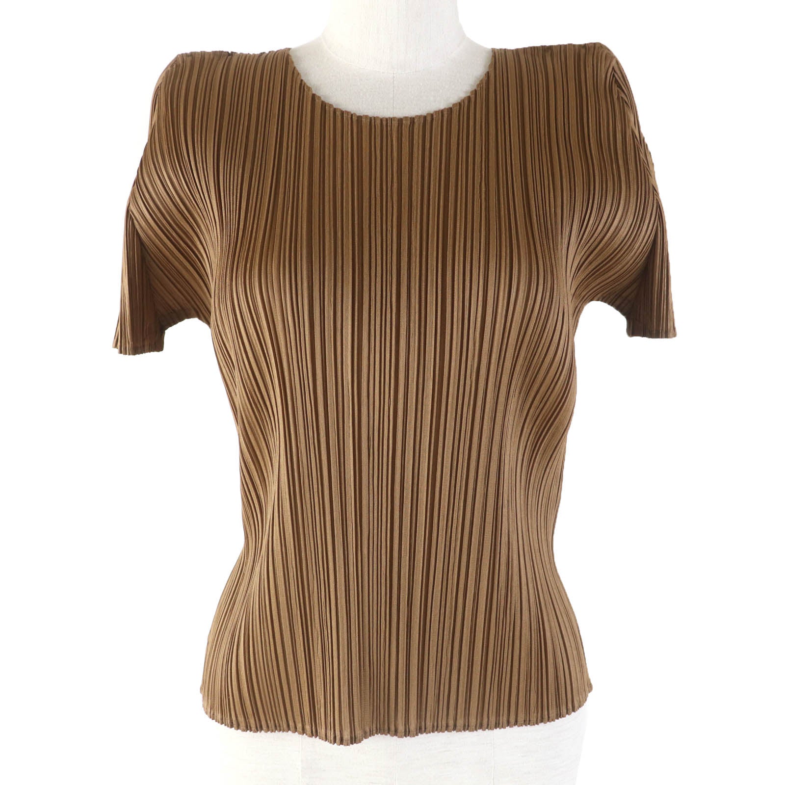 PLEATS PLEASE PP31-JK186 Polyester Jacket Brown Women