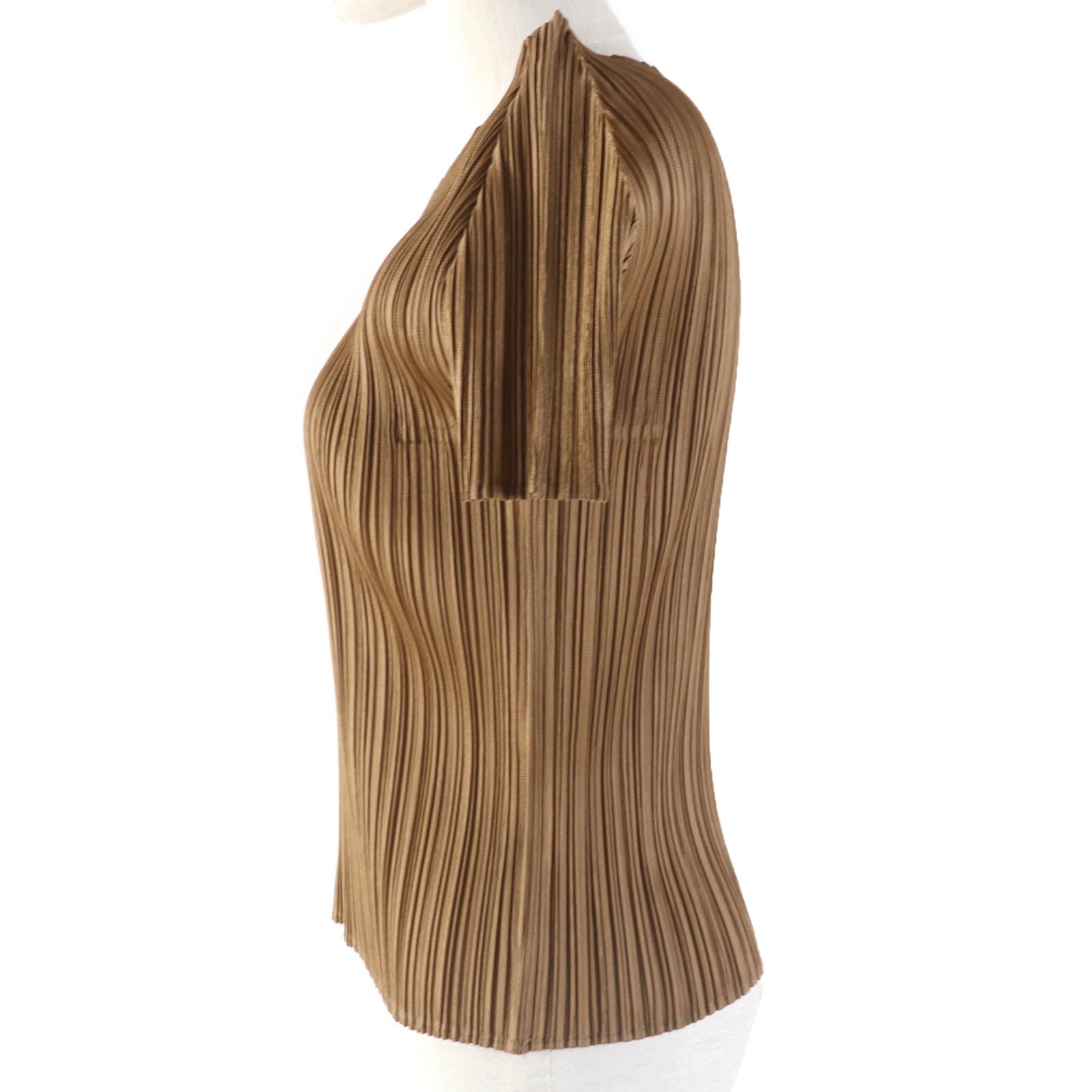 PLEATS PLEASE PP31-JK186 Polyester Jacket Brown Women