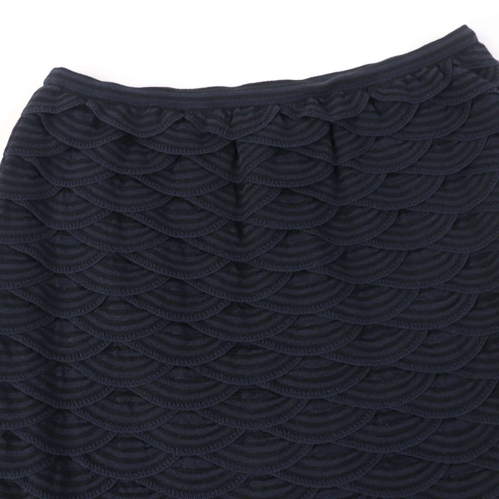 Chanel Rayon Cotton Nylon Tight Skirt 38