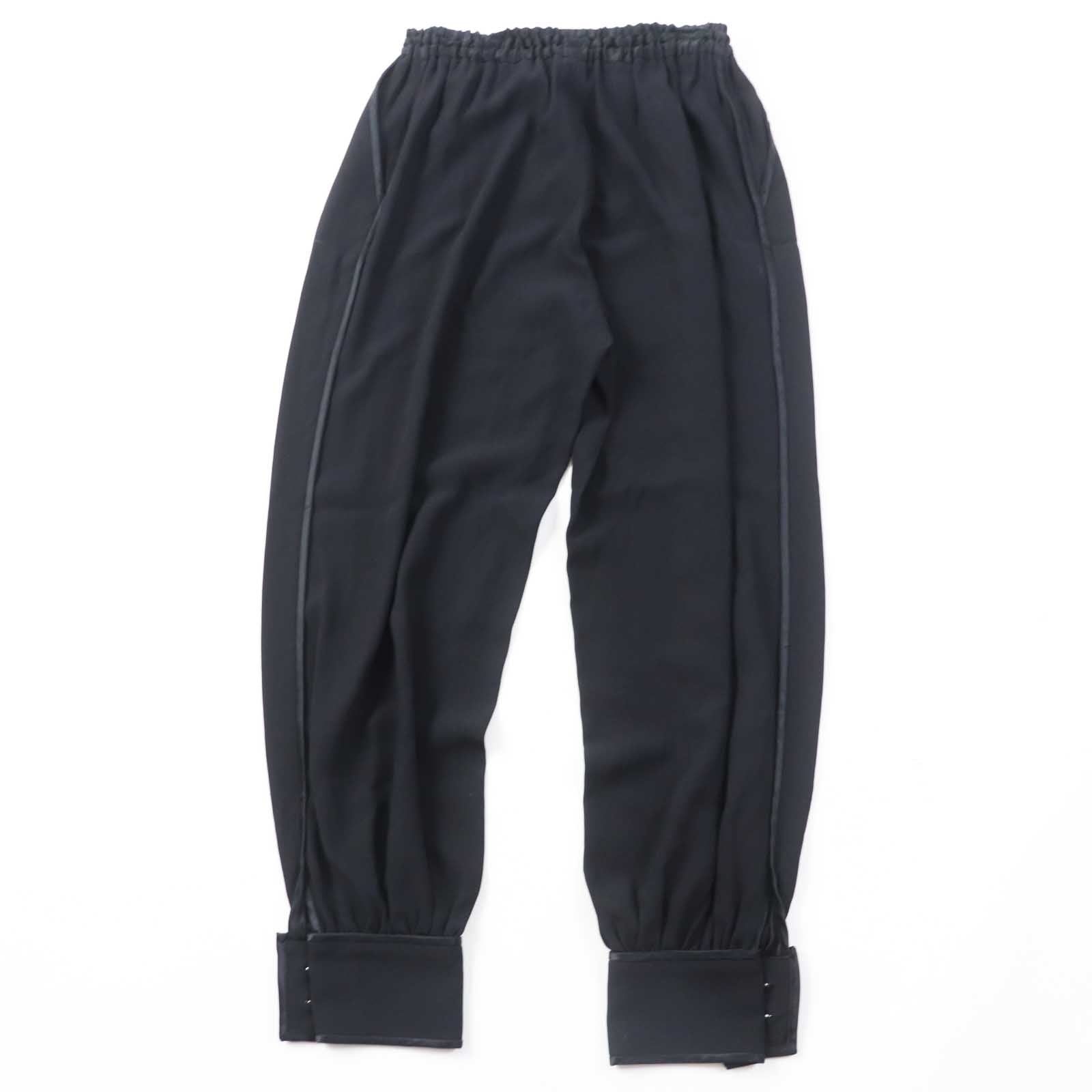 GUCCI Silk Rayon Pants Black 40 Women