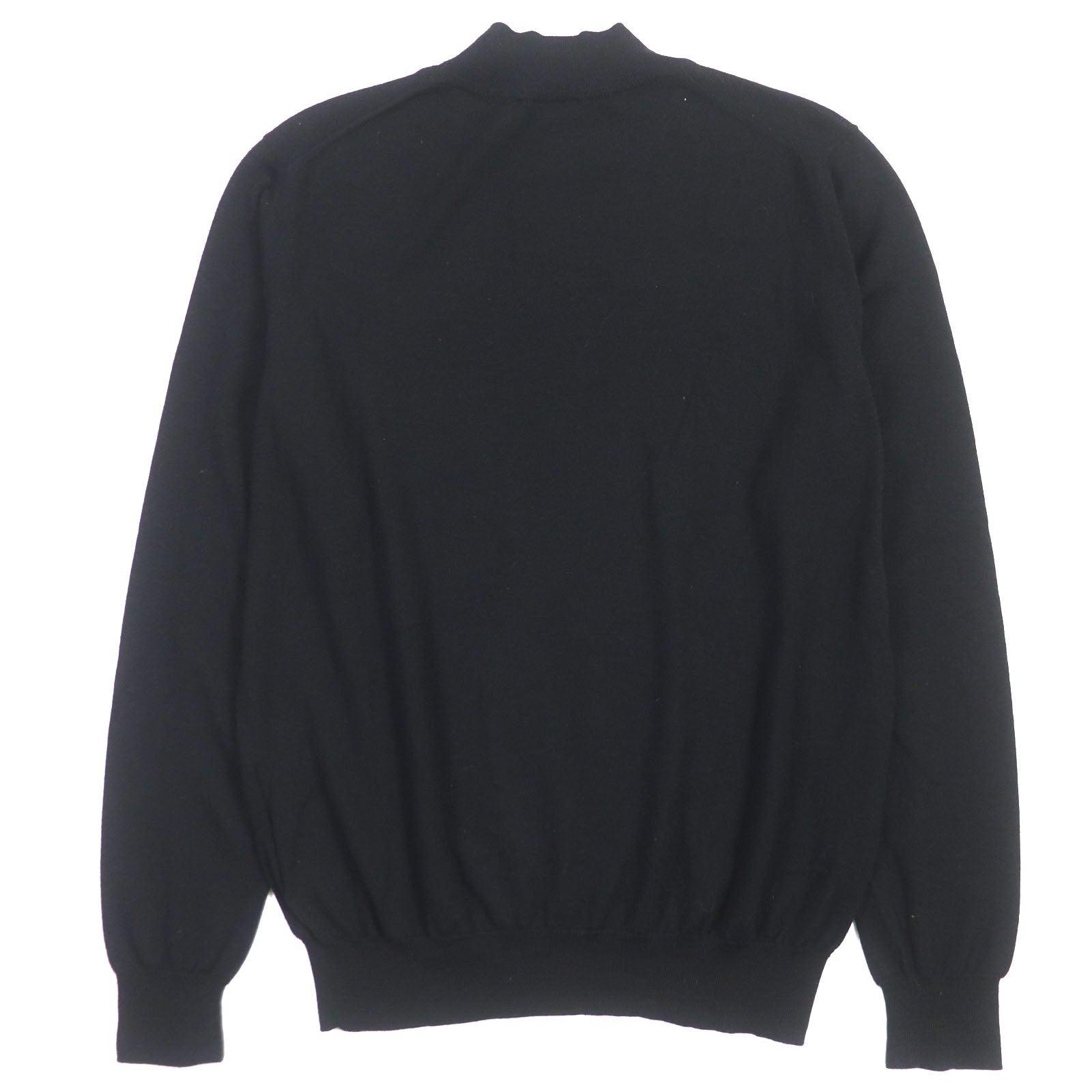 PRADA Wool Bottleneck Knit Sweater Black