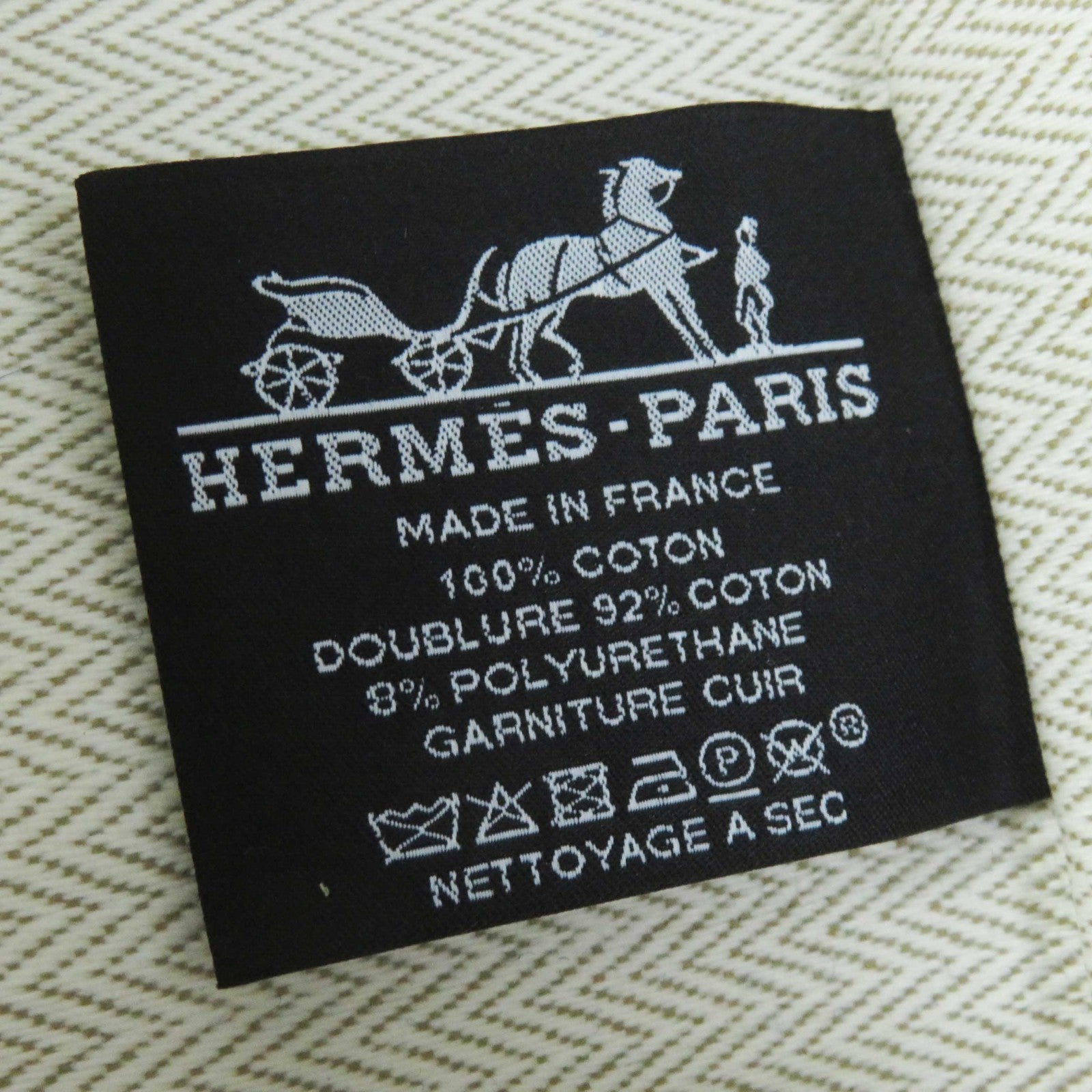 Hermes Escal Toile H Tricolor Cosmetics Pouch