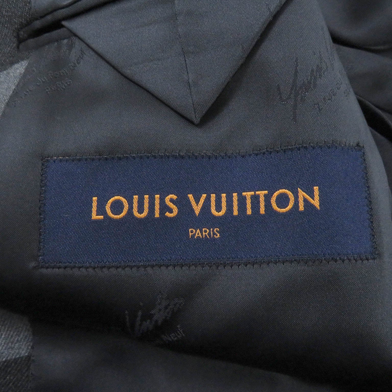 Louis Vuitton Wool Polyester Giant Damier Suit