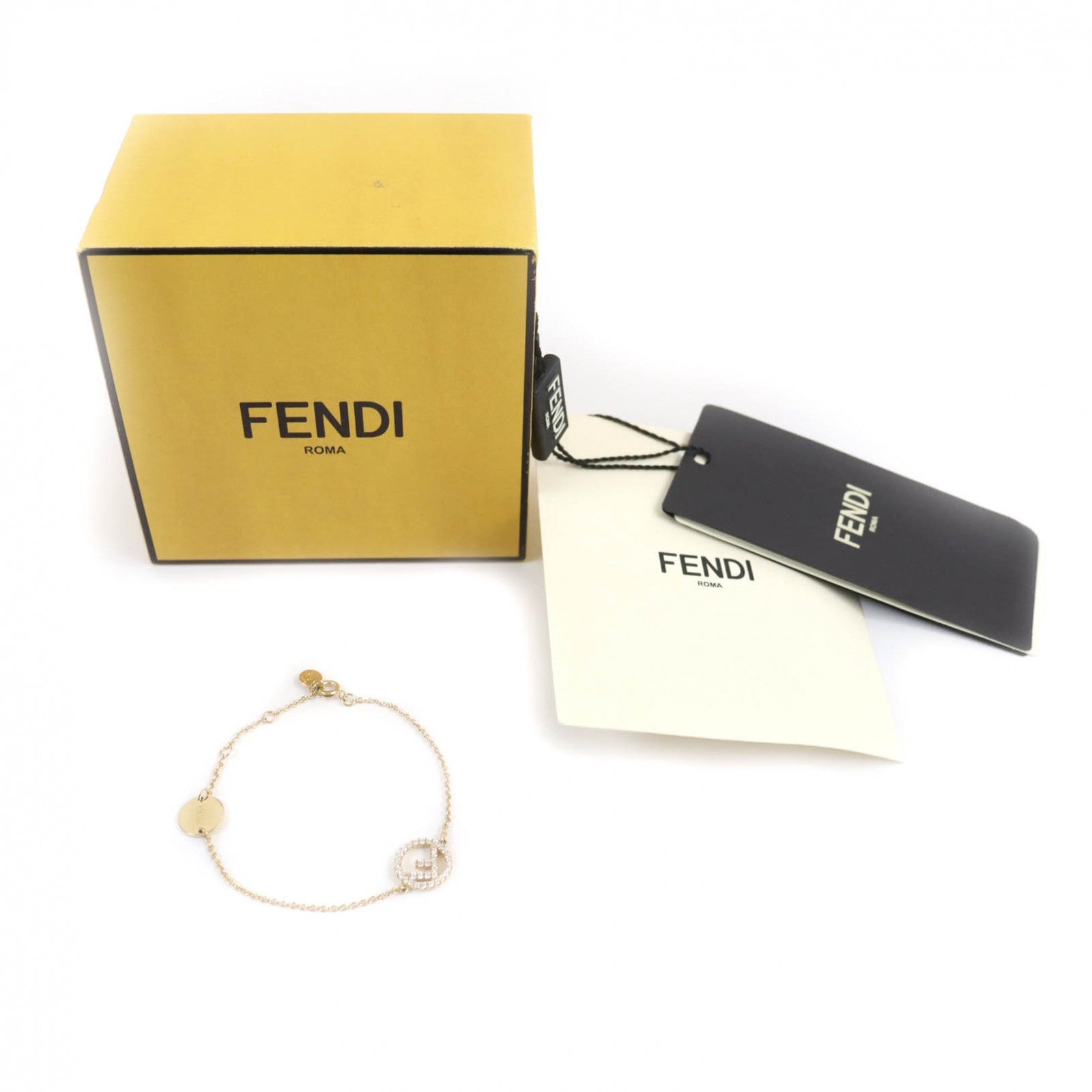 Fendi Crystal Chain Bracelet 8AG761