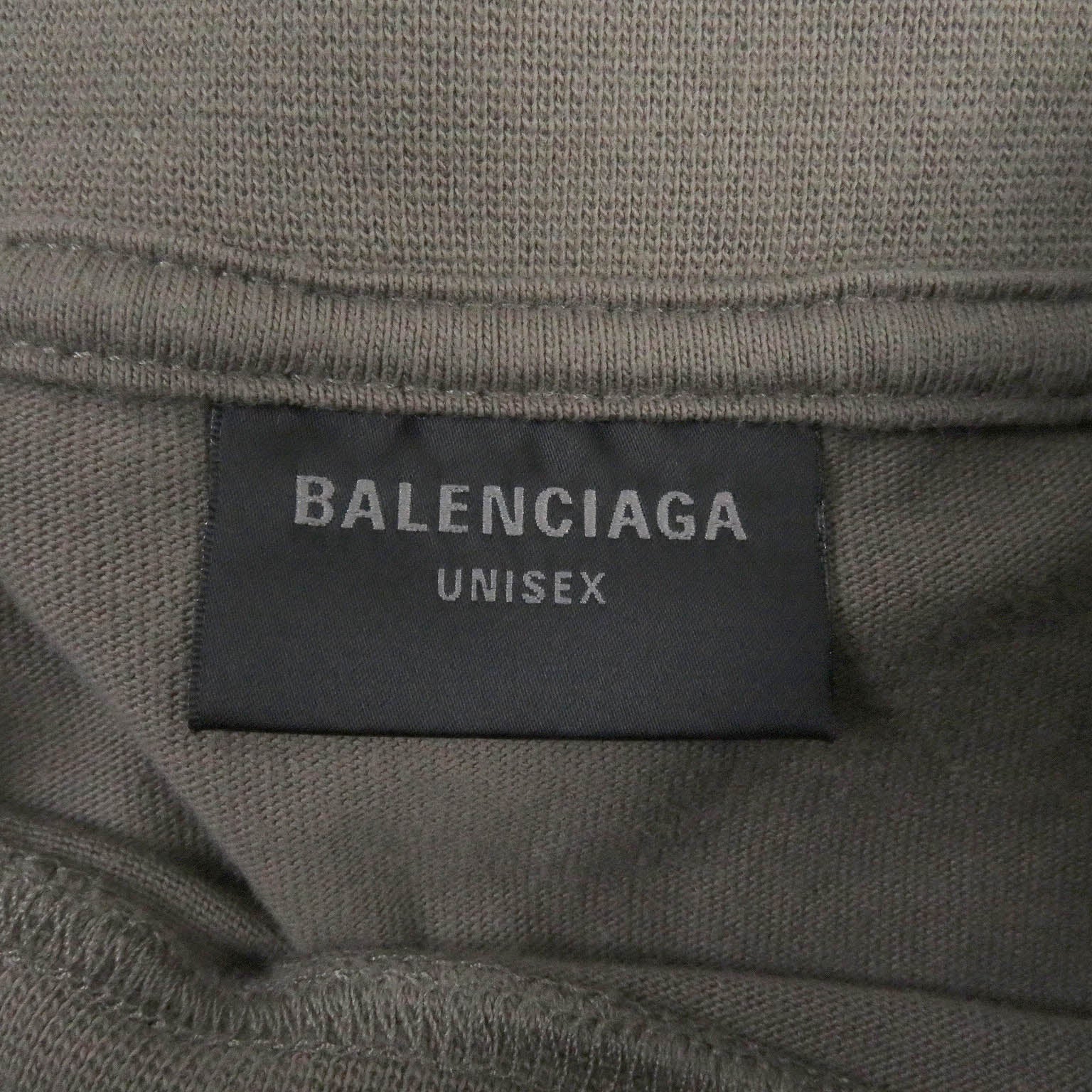 Balenciaga Distressed Oversized T-shirt Brown