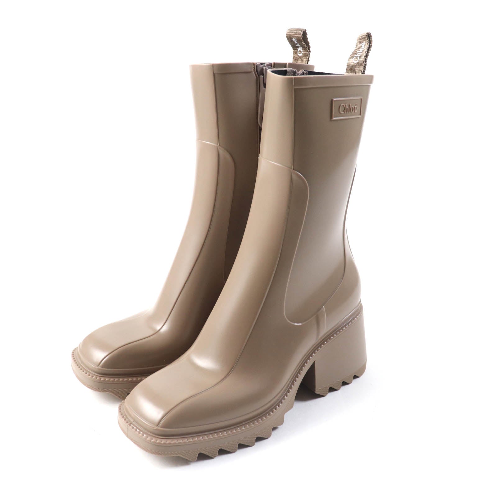 Chloe Betty Rain Boots Rubber Short